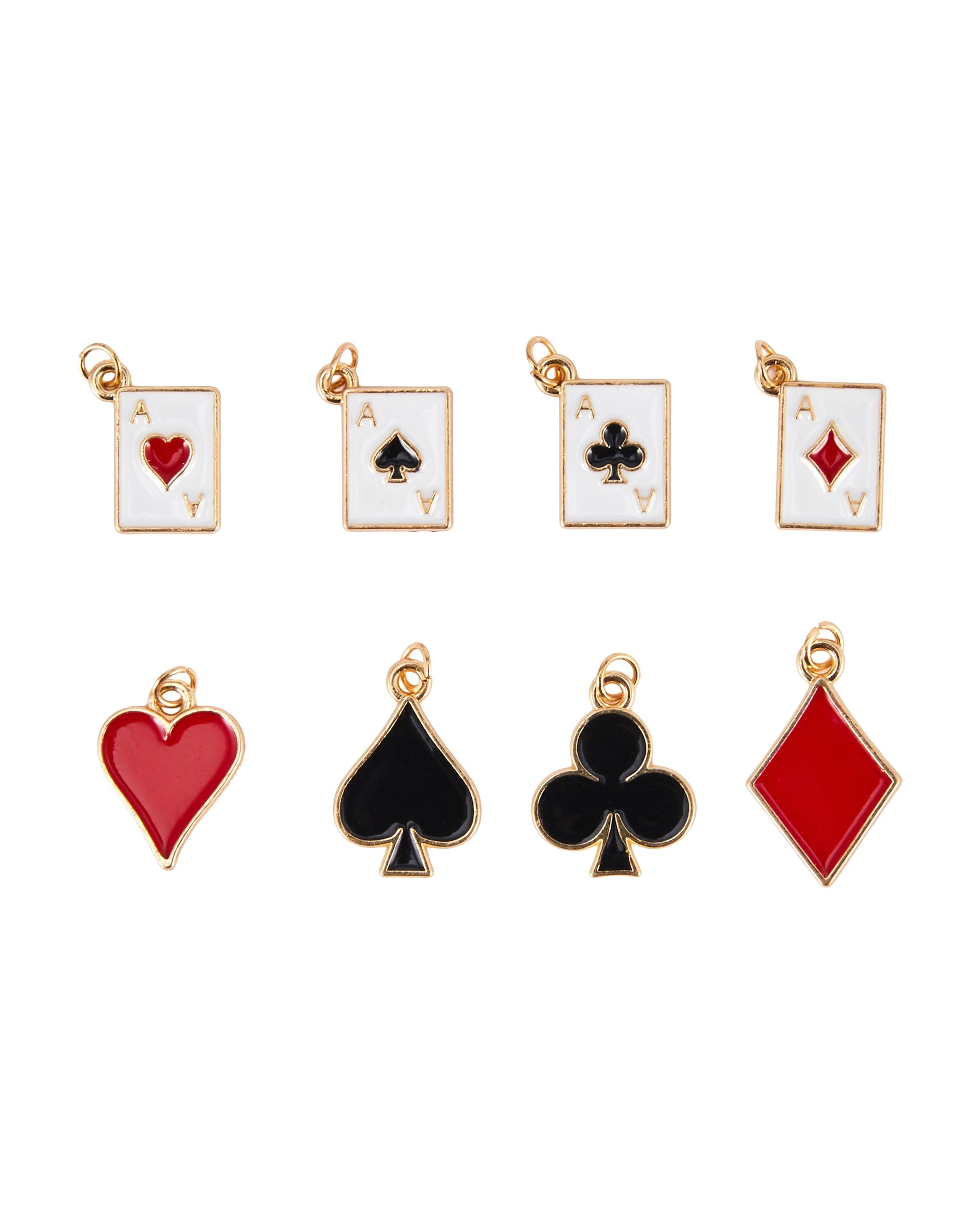 2 8 Pack Jewellery Making Charms - Playing Cards, 2 of 3