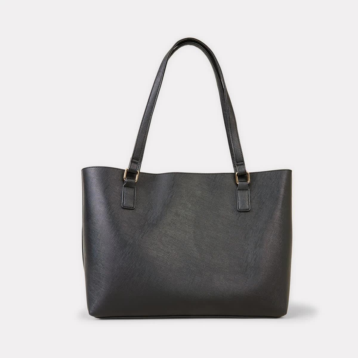 1 Pocket Tote Bag Black, 1 of 6