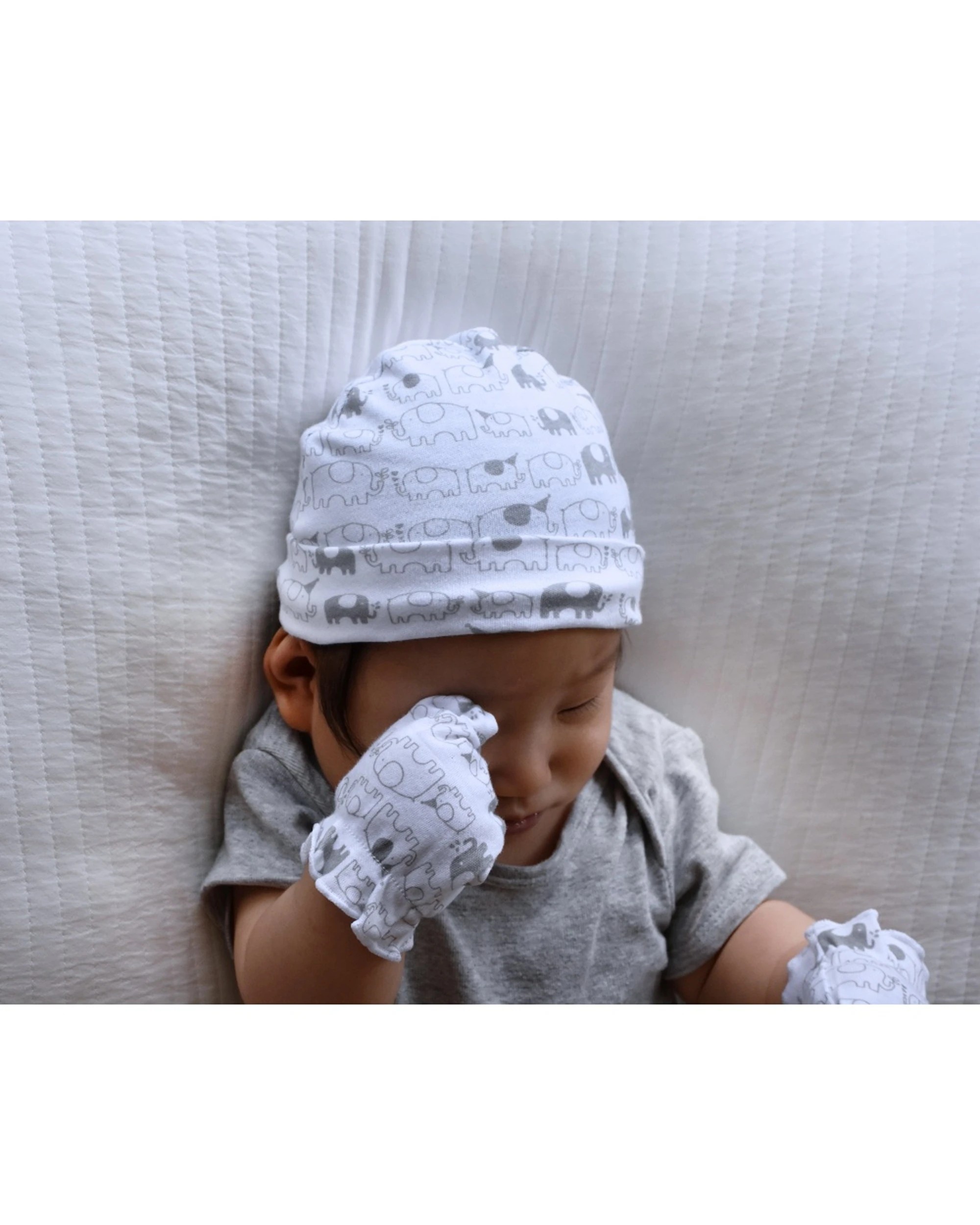 5 Playette Newborn Essential Bundle - Elephant - 0-6 Months - Multi, 5 of 6