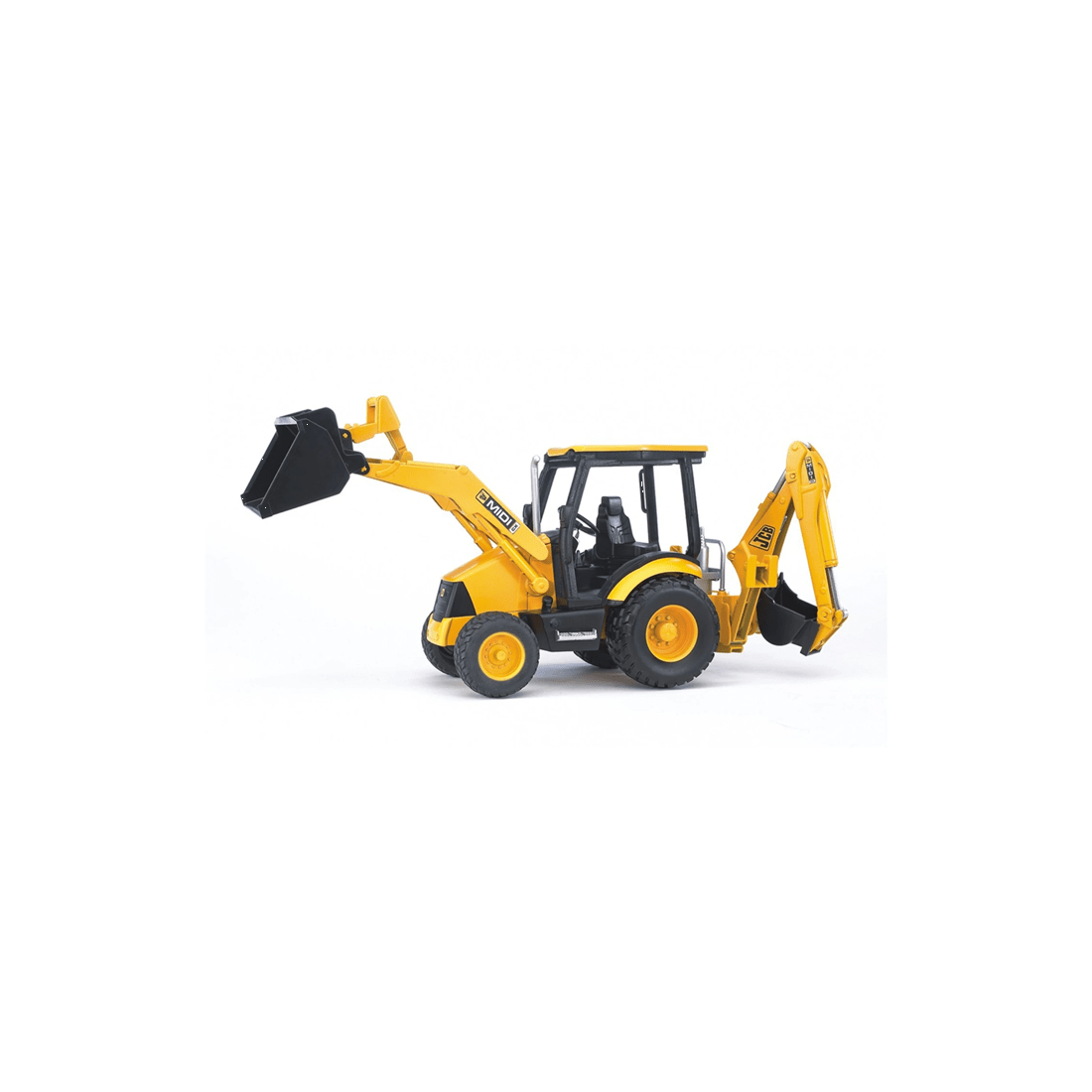 2 Bruder Jcb Backhoe Loader Toy 1 16 Scale 34cm Kids Construction Vehicle Age 3 Plus - Yellow, 2 of 5