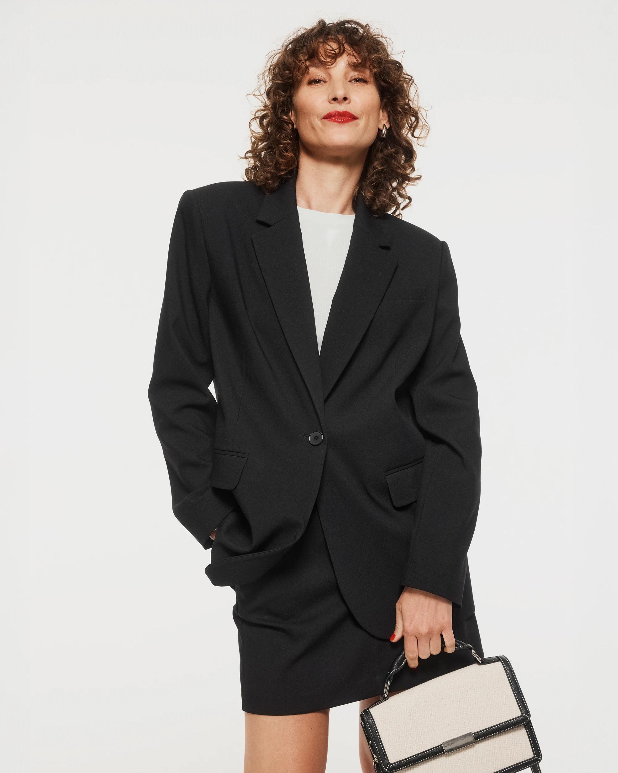 7 Classic Relaxed Blazer - Preview BLACK, 7 of 7