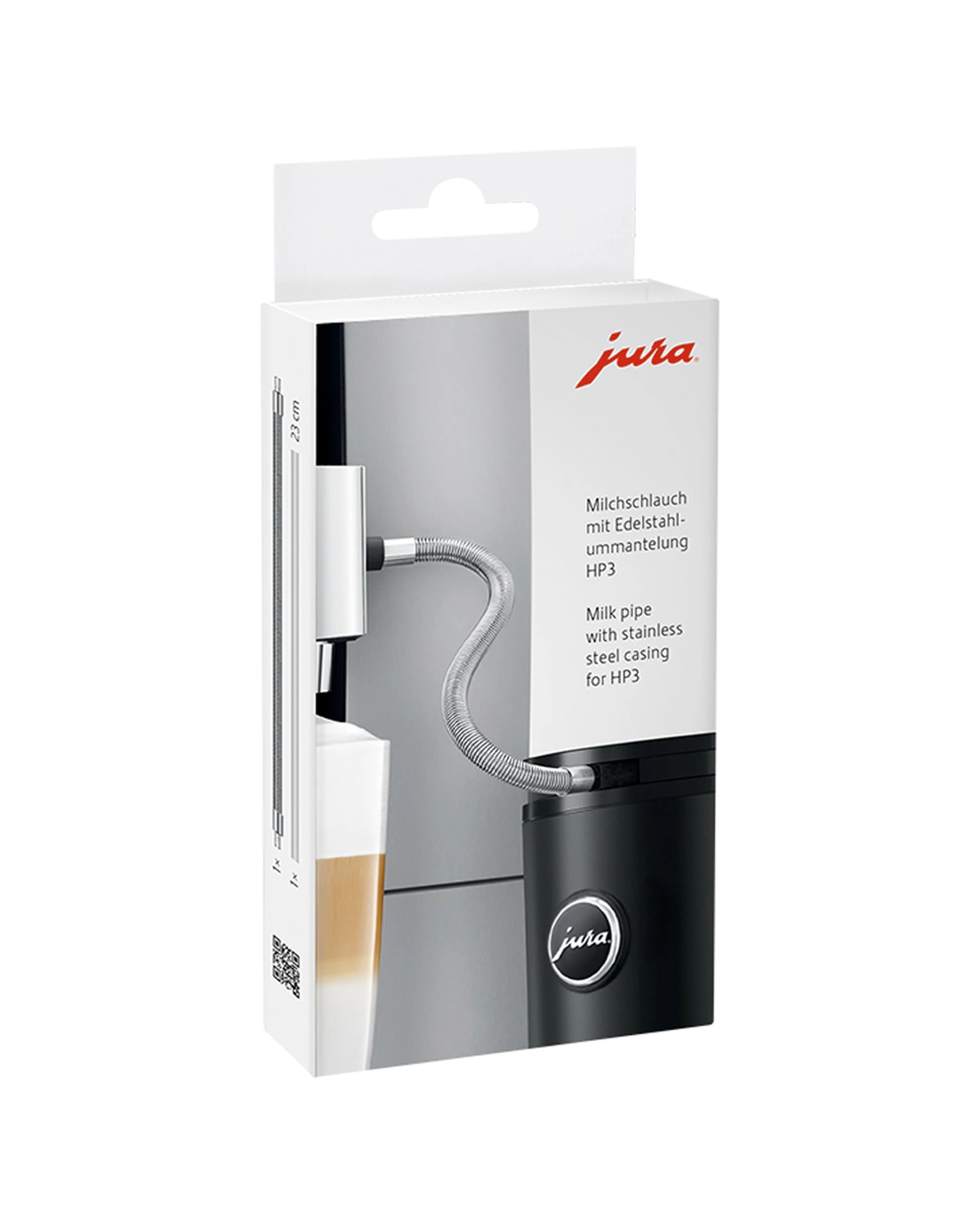 1 JURA Milk Feeding Pipe Stainless Steel Protective Casing For HP3 Model - Silver, 1 of 3