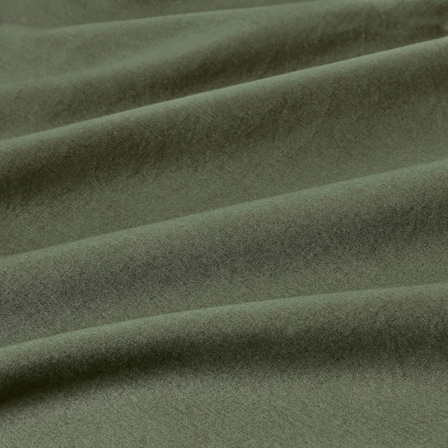 5 Gioia Casa Vintage Washed Cotton Fitted Sheet Set Soft Breathable - King Single Bed - Khaki Green, 5 of 6