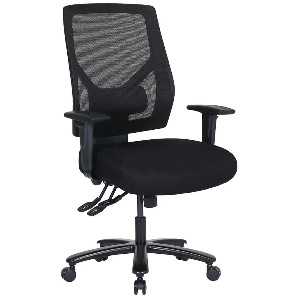 1 Stilford Pro Heavy Duty Chair Black Ergonomic Chairs and Desk Chairs, 1 of 10