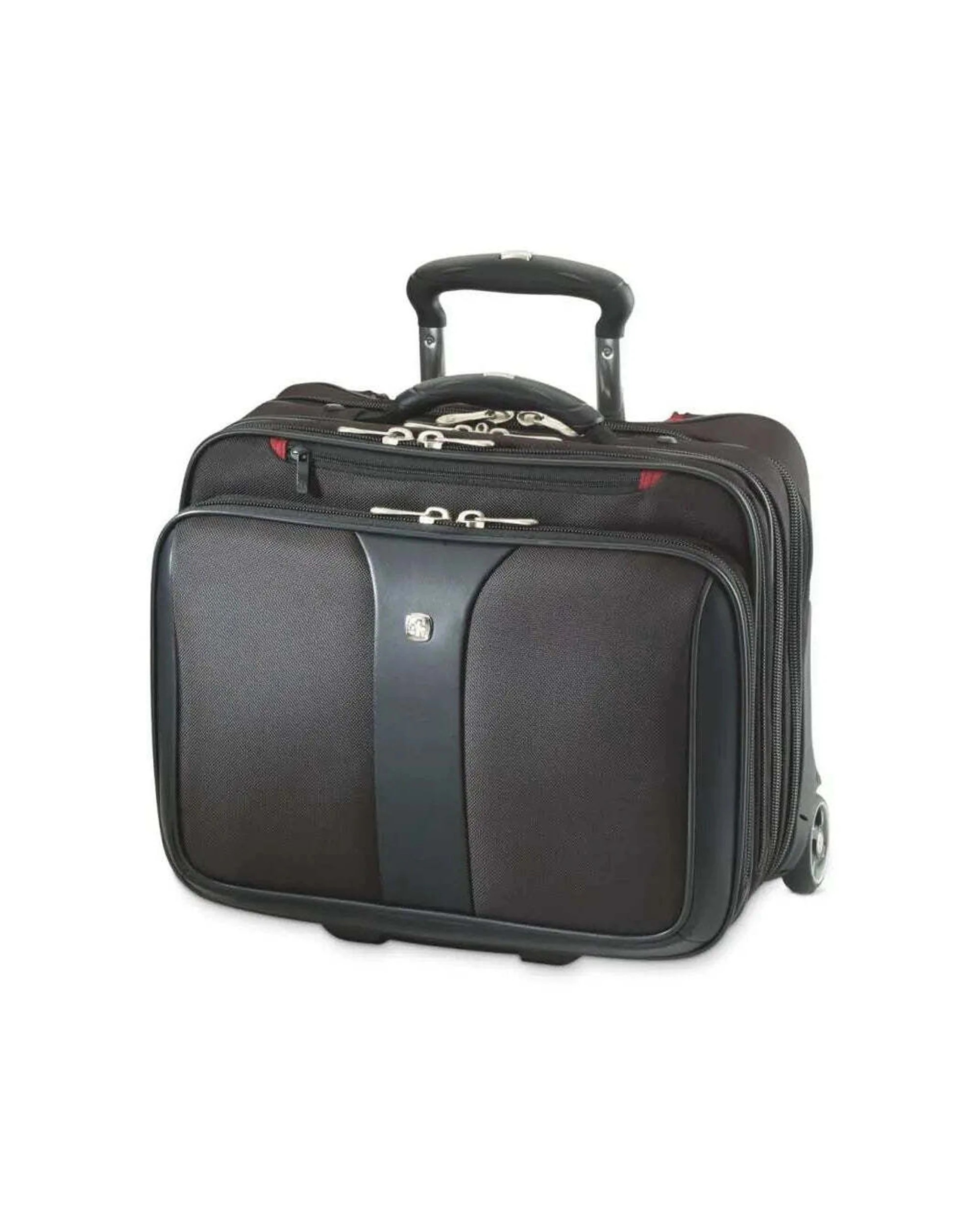 3 Wenger Patriot 2-Piece Business Set with Comp-U-Roller & 15.4in Laptop Case for Travel - Black, 3 of 4