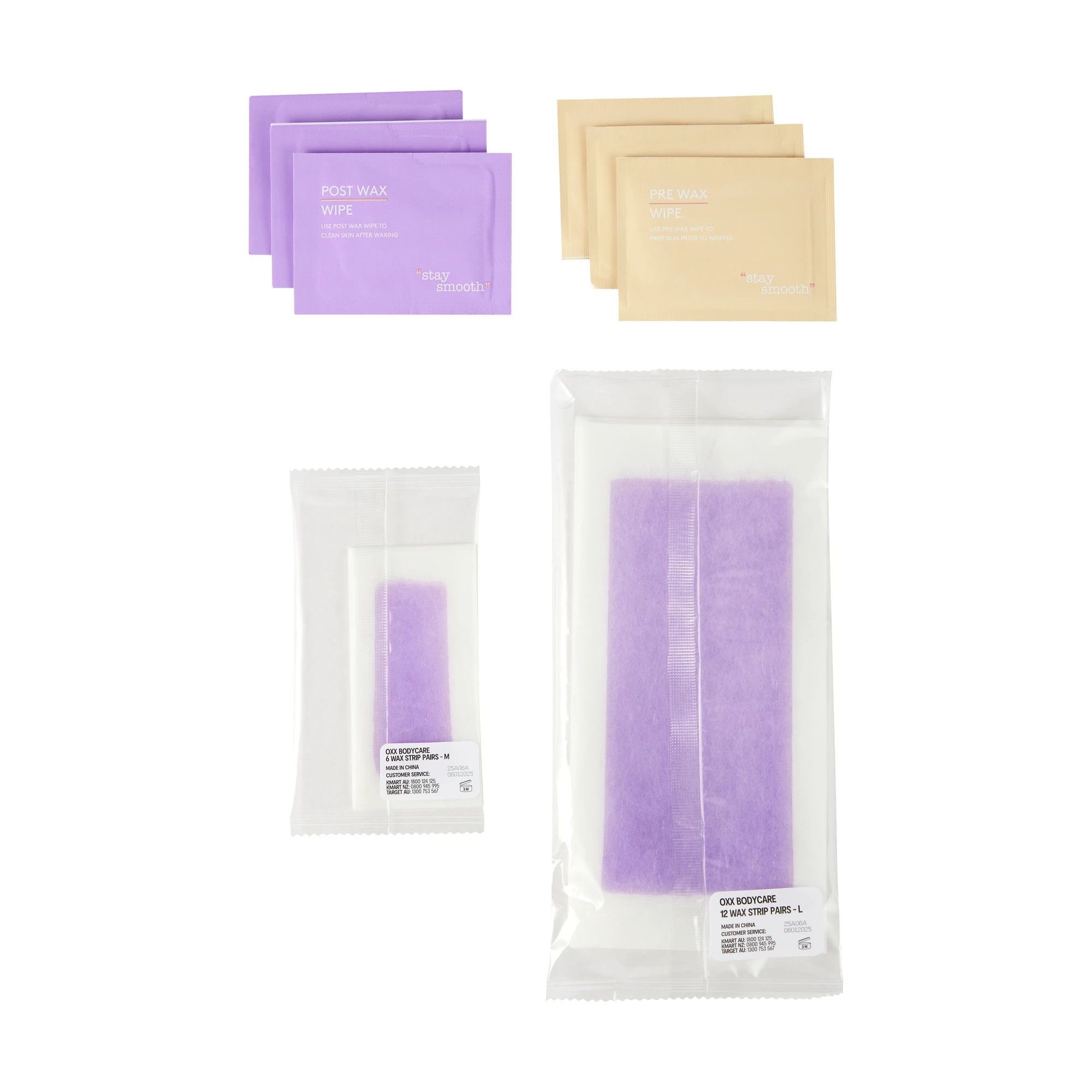 2 OXX Bodycare Sweet Cheeks Body Wax Strip Kit, 2 of 7