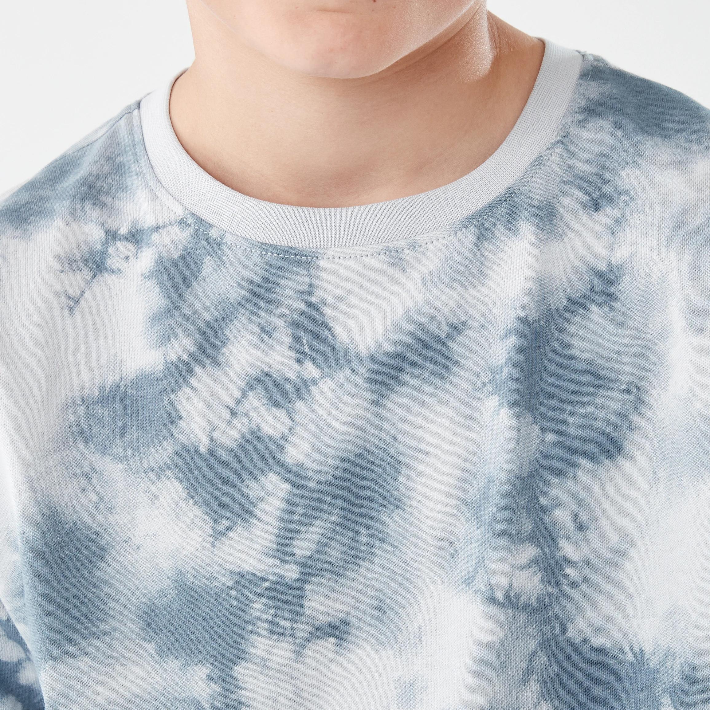 4 Short Sleeve Jersey Pyjama Set CLOUD FUSION GREY, 4 of 5