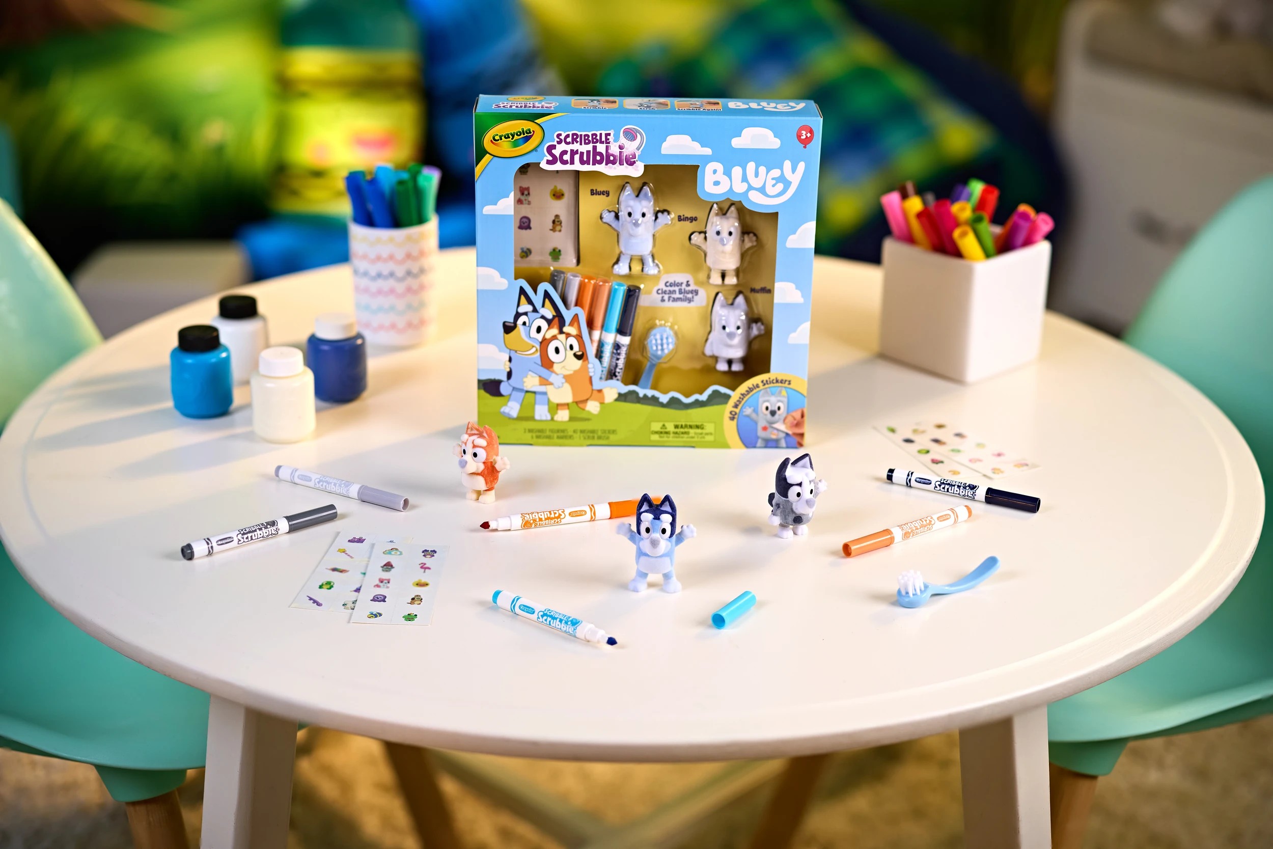 8 Crayola Bluey Scribble Scrubbie Playset, 8 of 8