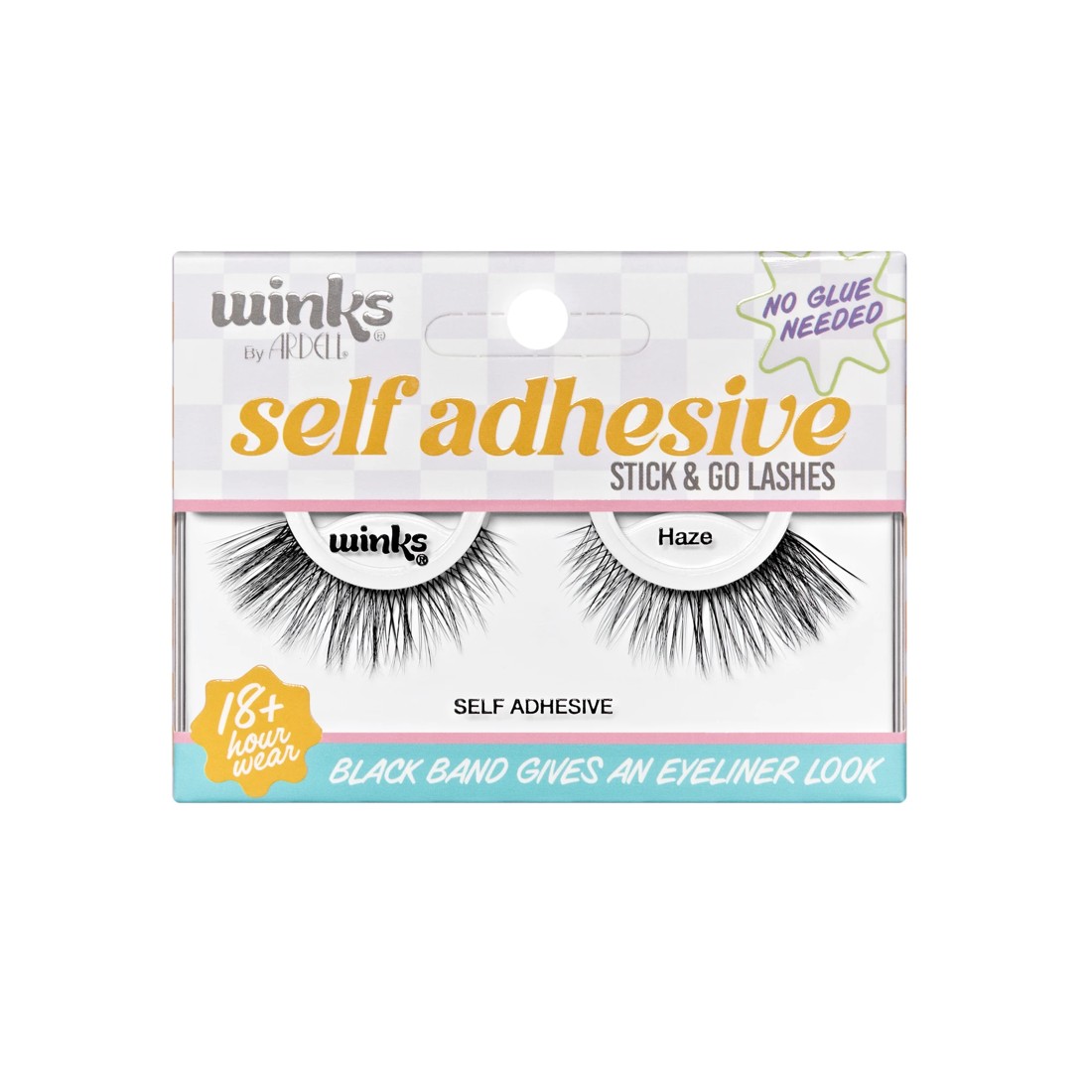 1 Ardell Winks Self-Adhesive Stick and Go Lashes - Haze, 1 of 1