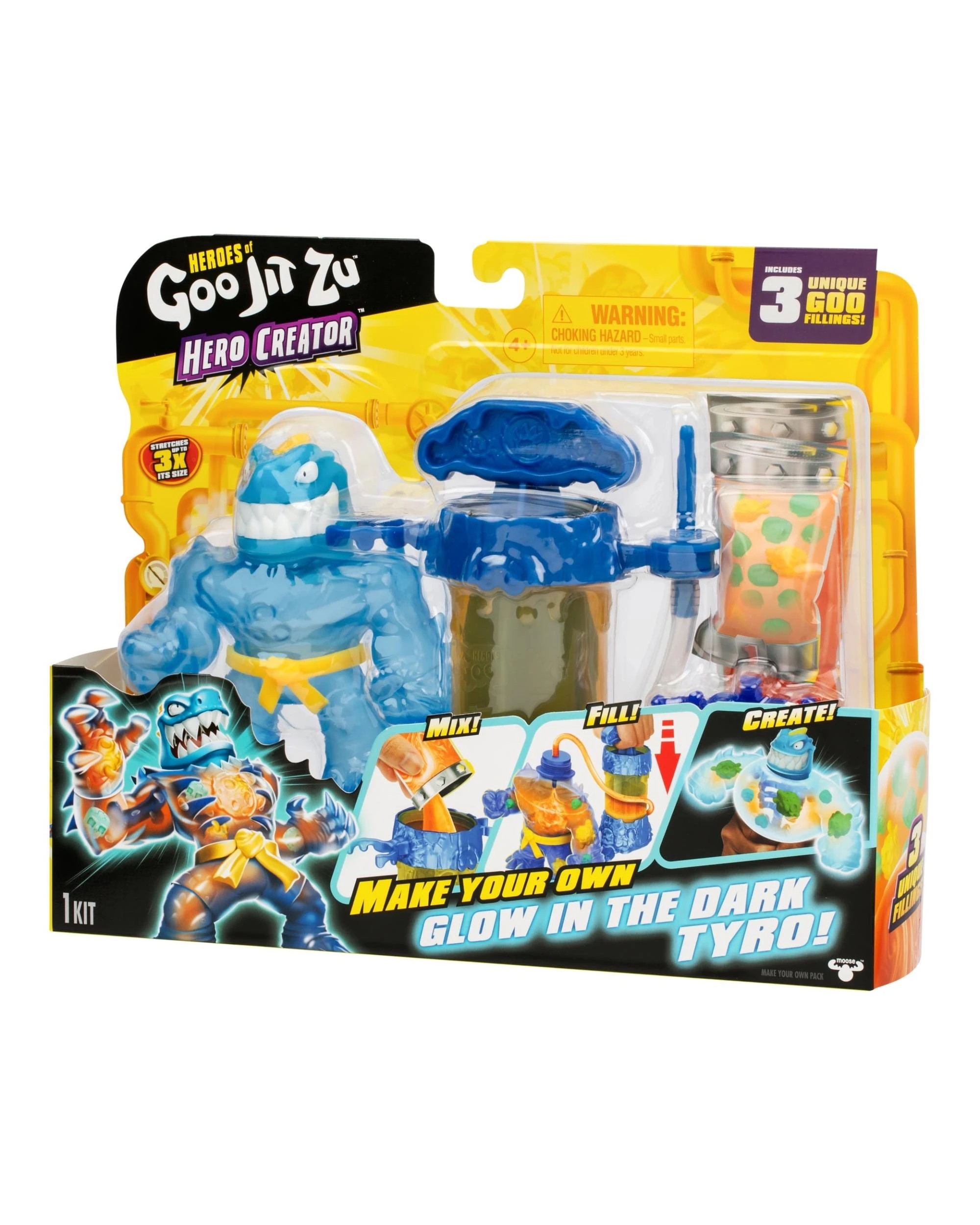 2 Heroes of Goo-Jit-Zu Series 2 Hero Creator Make Your Own Tyro, 2 of 10