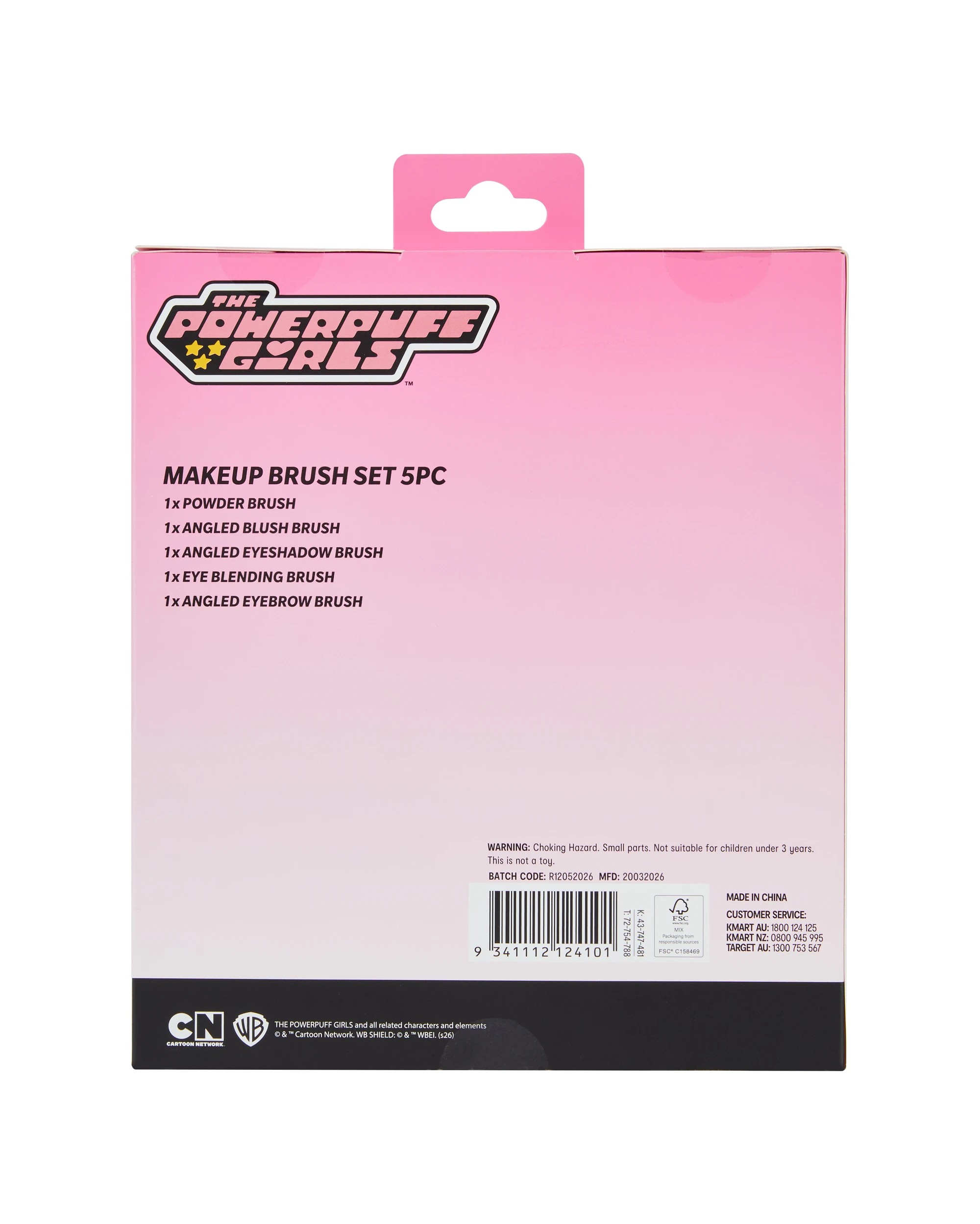 4 The Powerpuff Girls 5 Piece Makeup Brush Set, 4 of 4