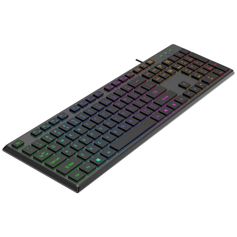 6 Qudo Silent RGB Wired Keyboard, 6 of 7