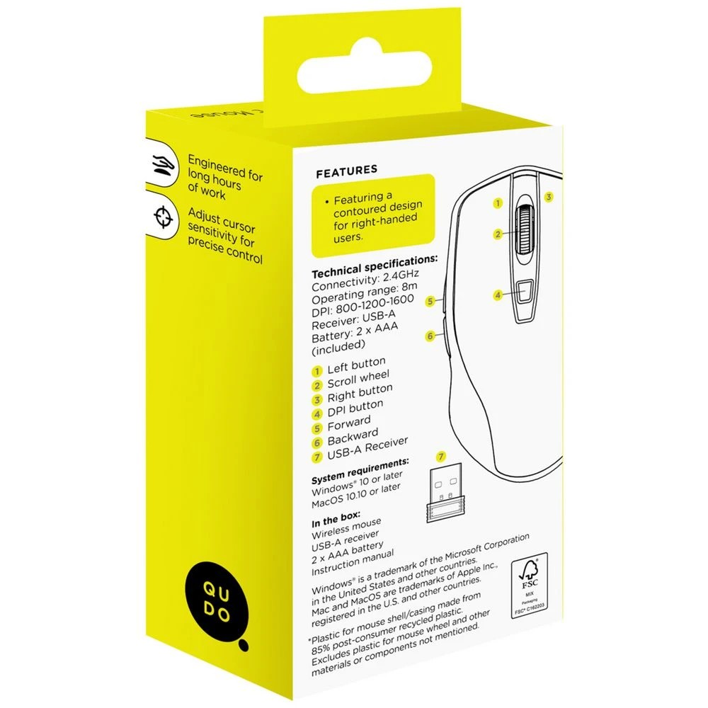 5 Qudo Wireless Comfort Mouse, 5 of 5
