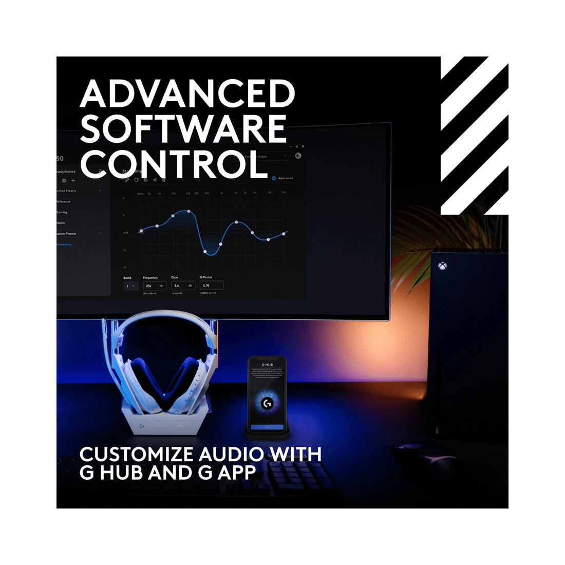 7 Logitech G Astro A50 LIGHTSPEED Wireless Gaming Headset + Base Station - White, 7 of 10