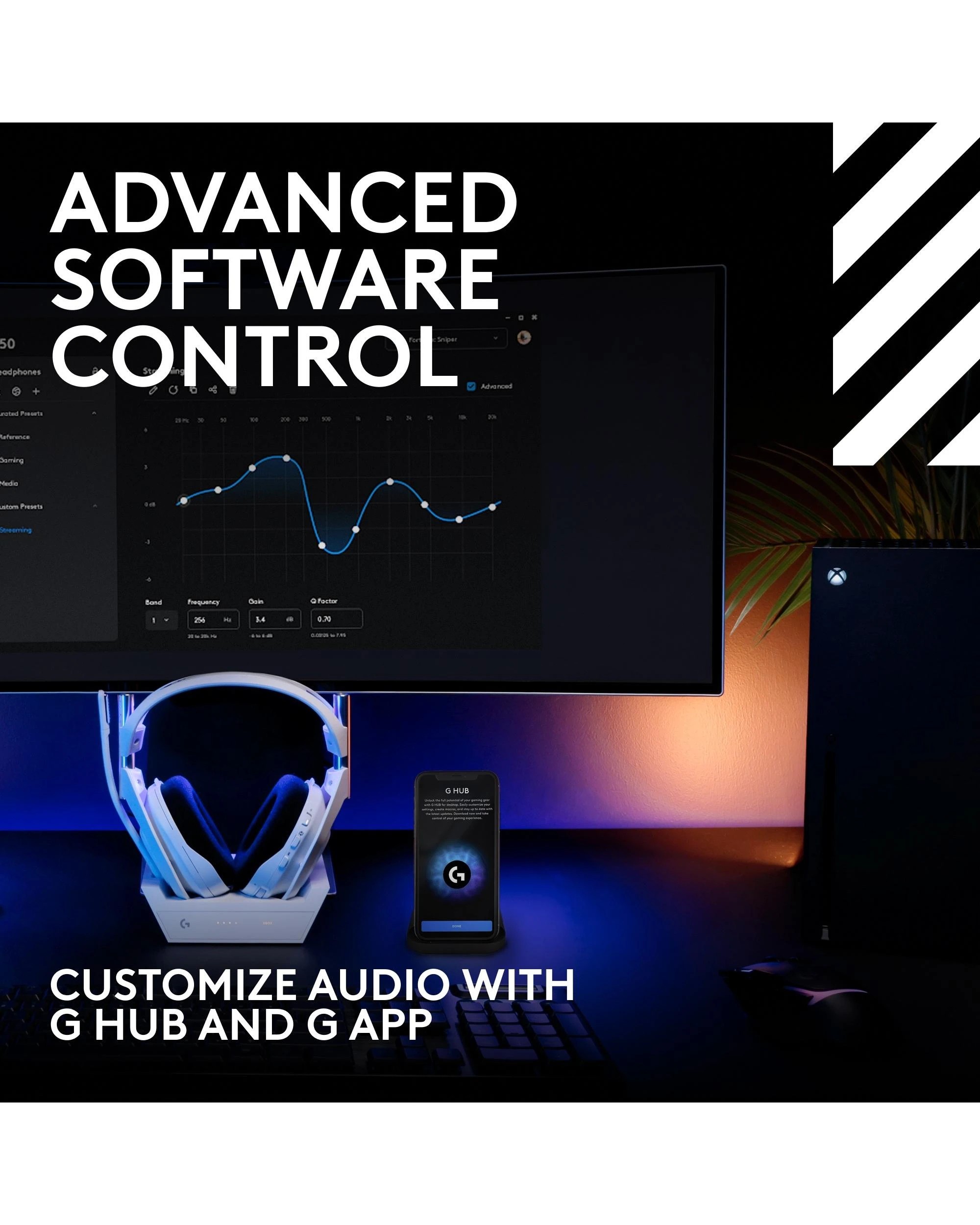 7 Logitech G Astro A50 LIGHTSPEED Wireless Gaming Headset + Base Station - White, 7 of 10