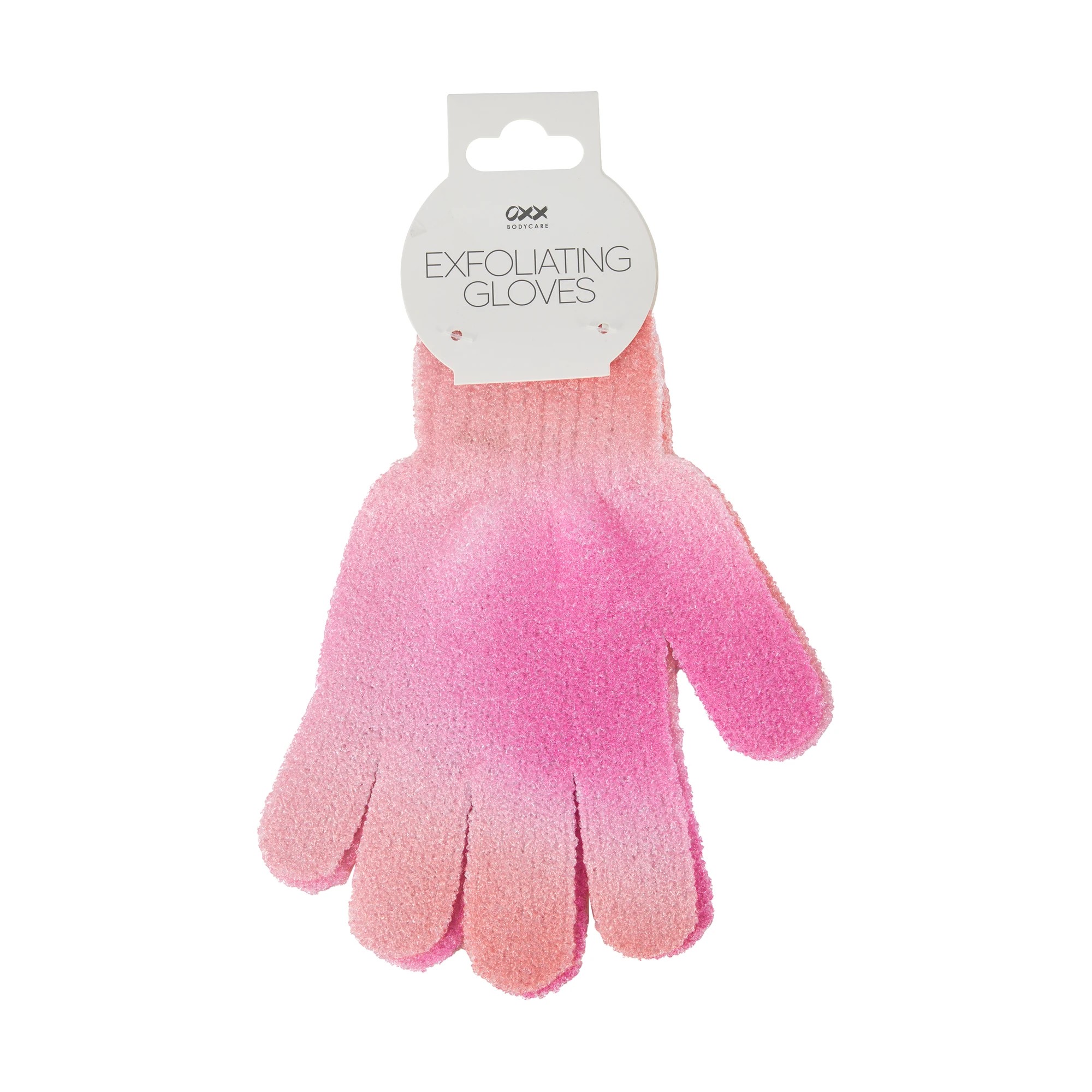 4 OXX Bodycare Exfoliating Gloves - Pink and Peach, 4 of 4