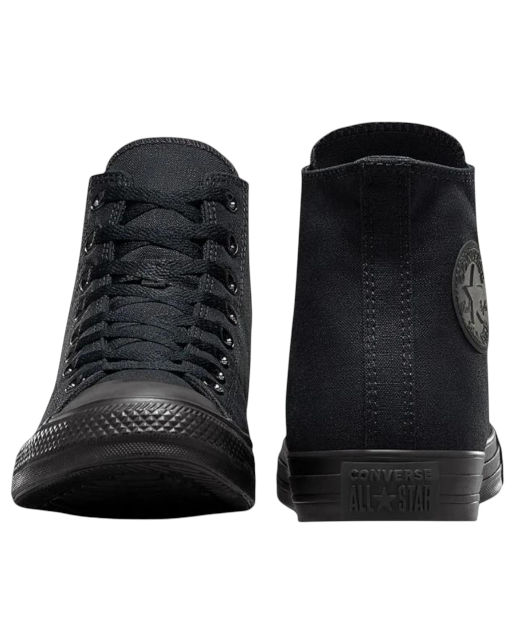 6 Converse Unisex Chuck Taylor All Star Classic High Top Black Monochrome Shoes BLACK MONOCHROME, 6 of 9