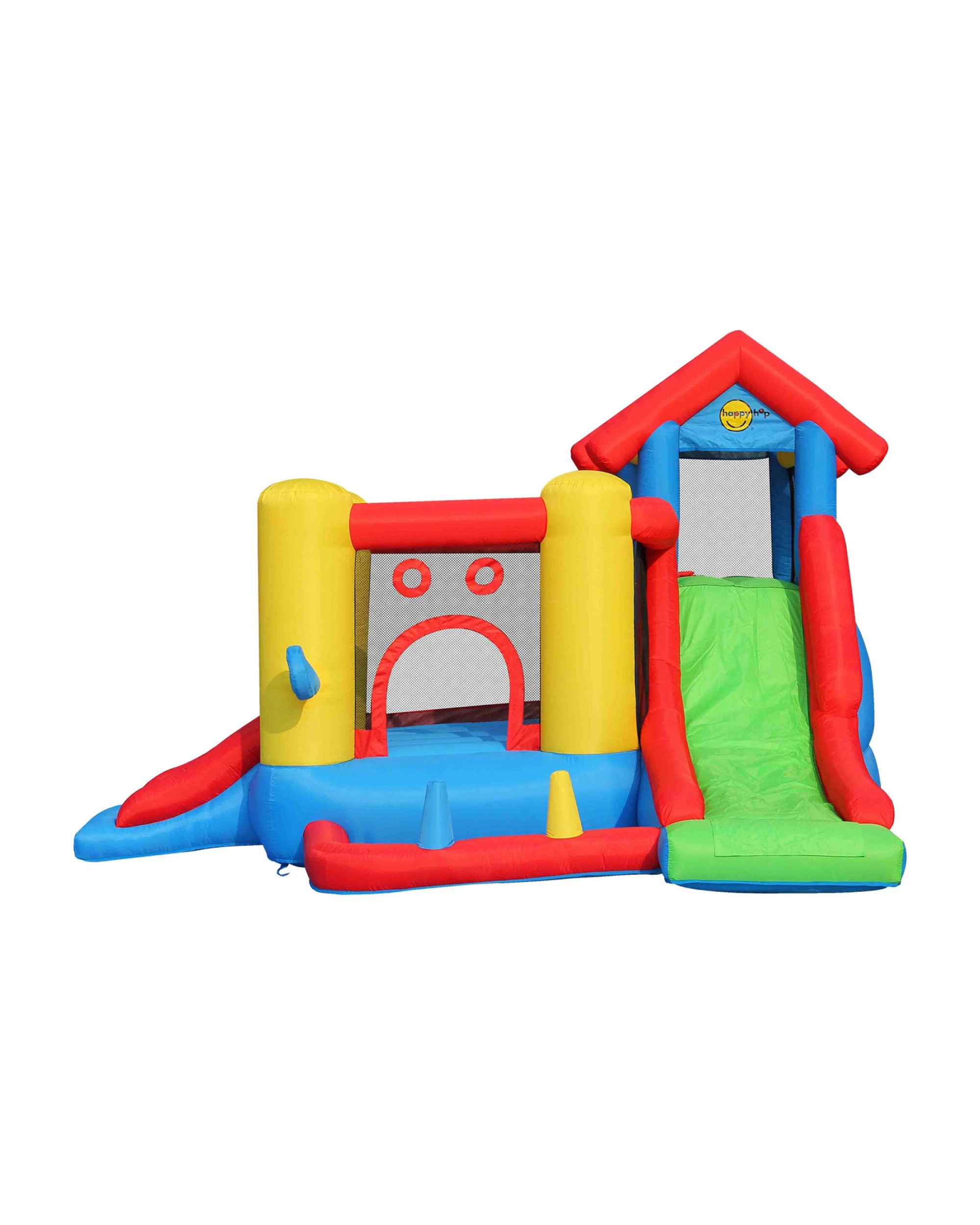 4 Happy Hop 7-in-1 Inflatable Bounce Jumping Castle Playhouse with Slide - Assorted, 4 of 7