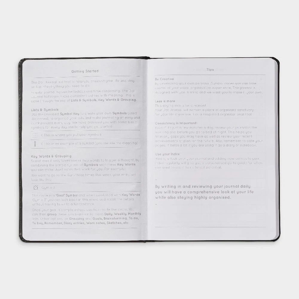 2 Otto A5 Bullet Journal Ruled 240 Page Black, 2 of 5