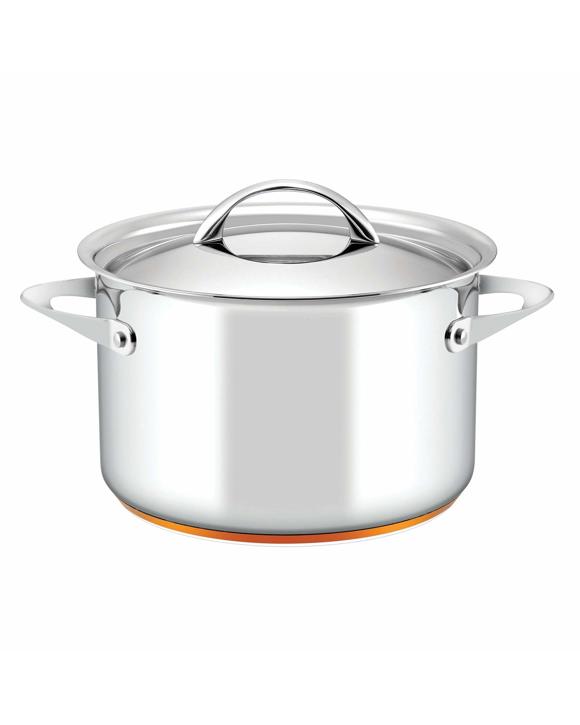 Essteele Per Vita Copper Base Stainless Steel Covered Stockpot 24cm/7.1L - Silver