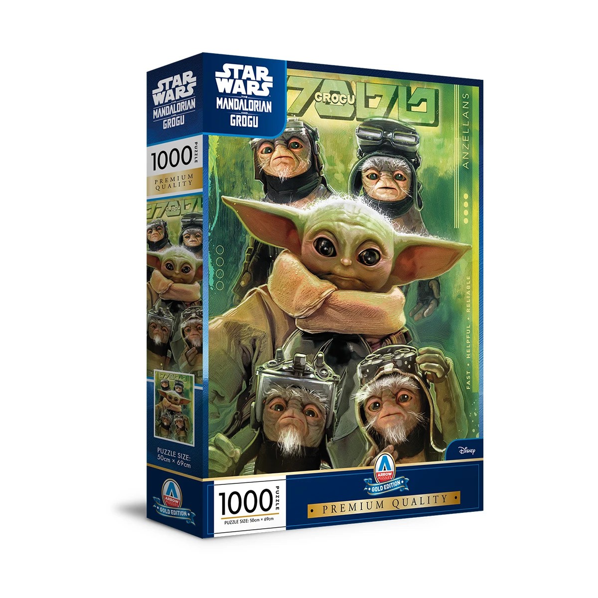 3 1000 Piece Arrow Disney Star Wars Gold Edition Premium Puzzle - Assorted, 3 of 7