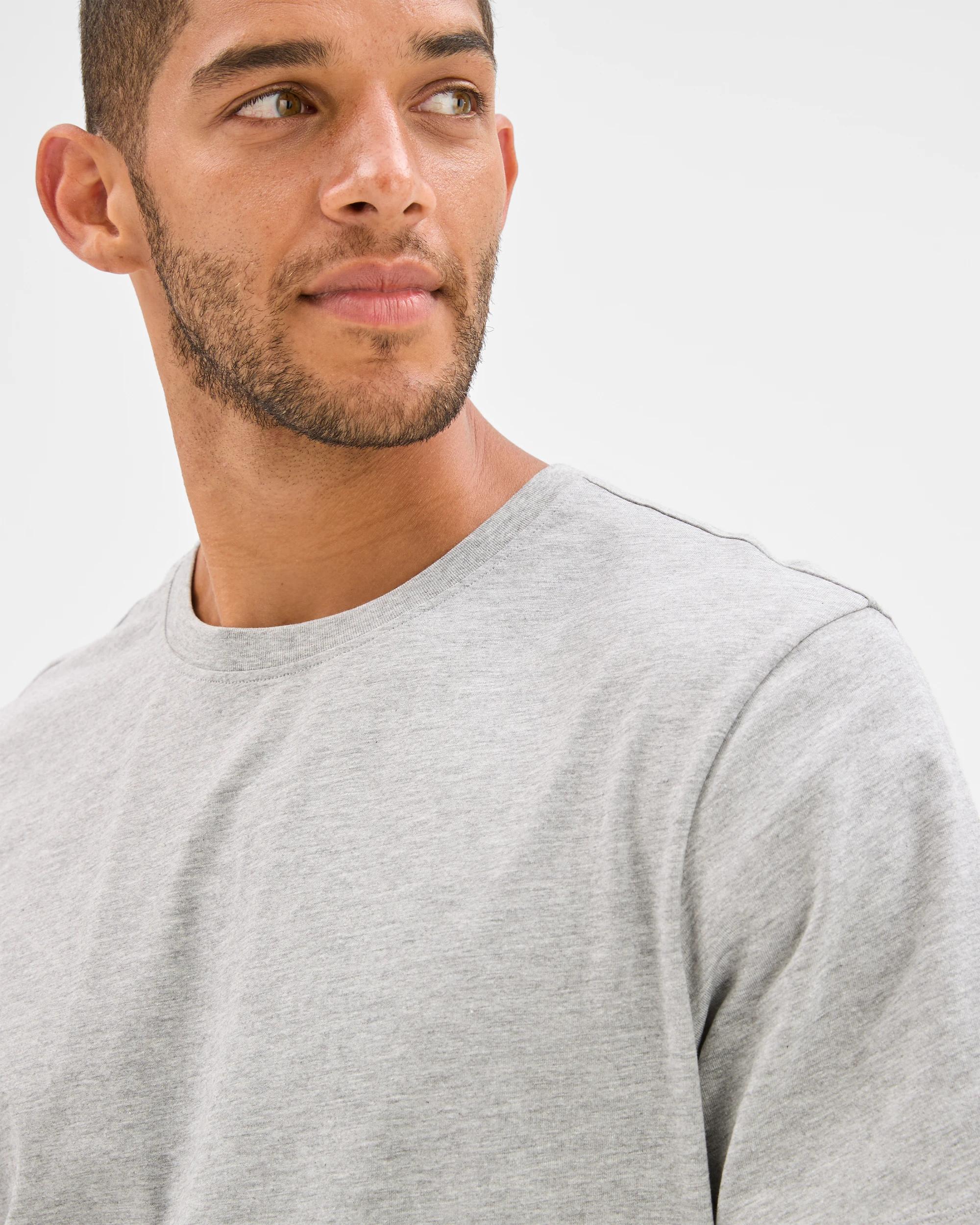 5 Target Australian Cotton T-Shirt GREY MARLE, 5 of 6