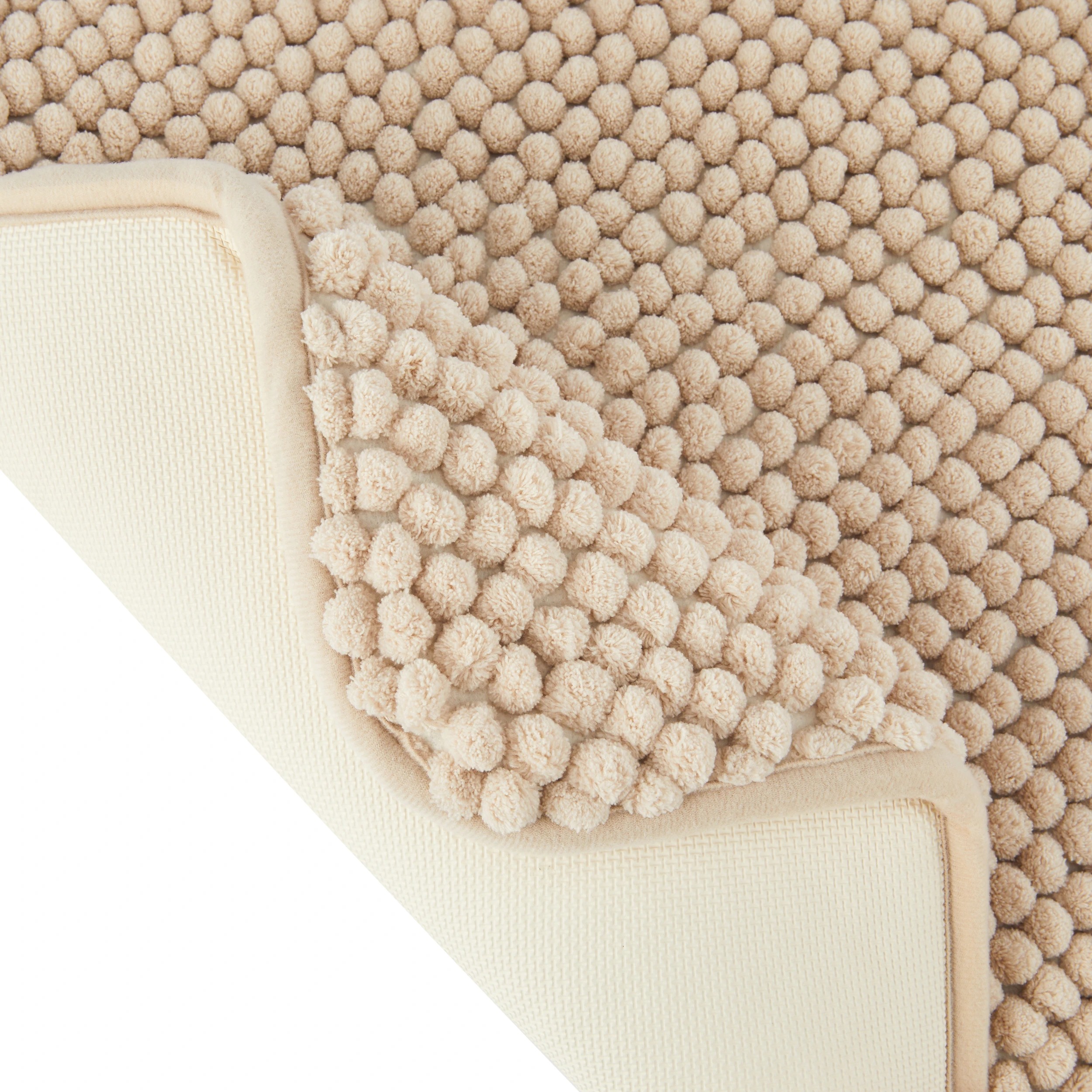 2 Memory Foam Bath Mat - Natural, 2 of 5