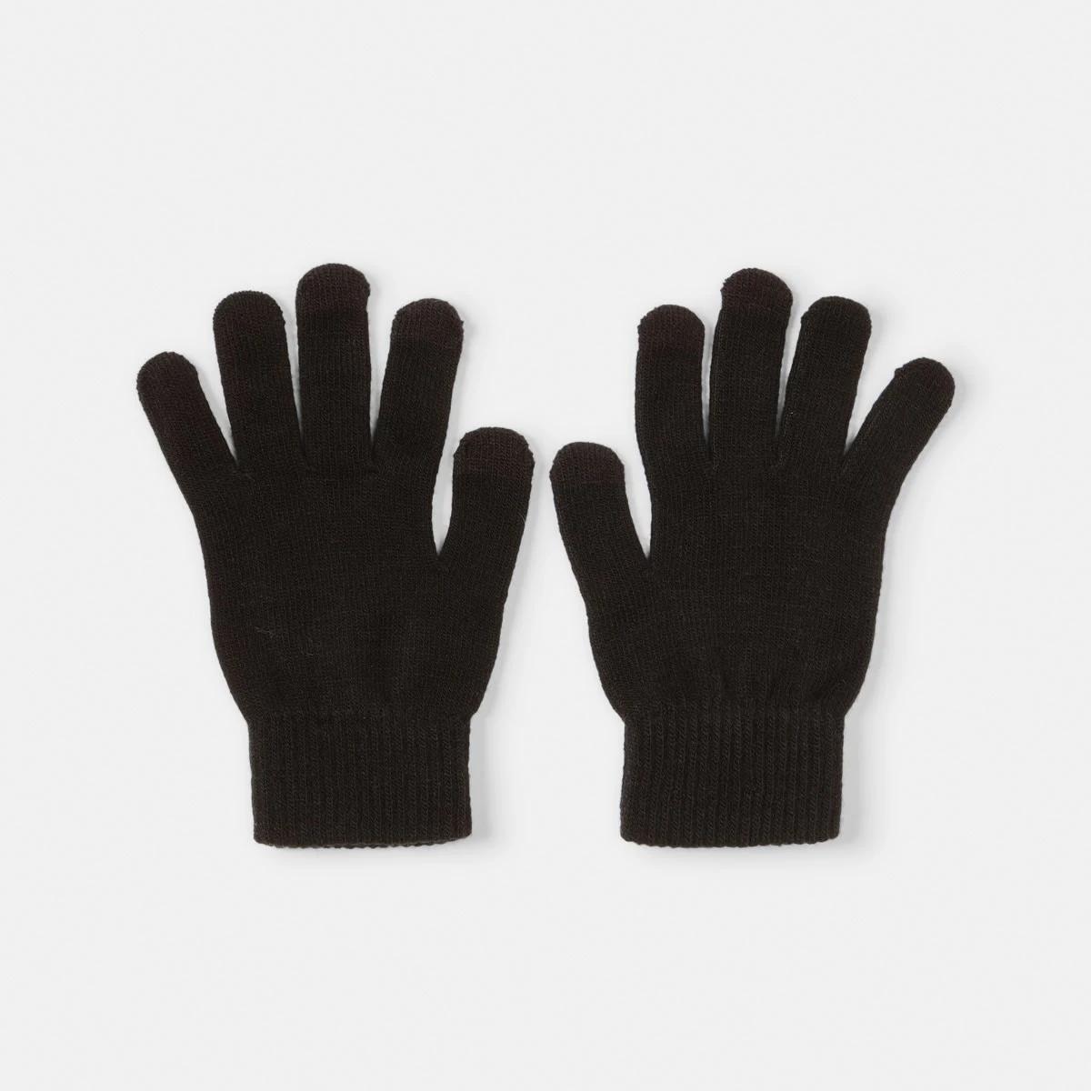 1 Touchscreen Gloves Black, 1 of 3