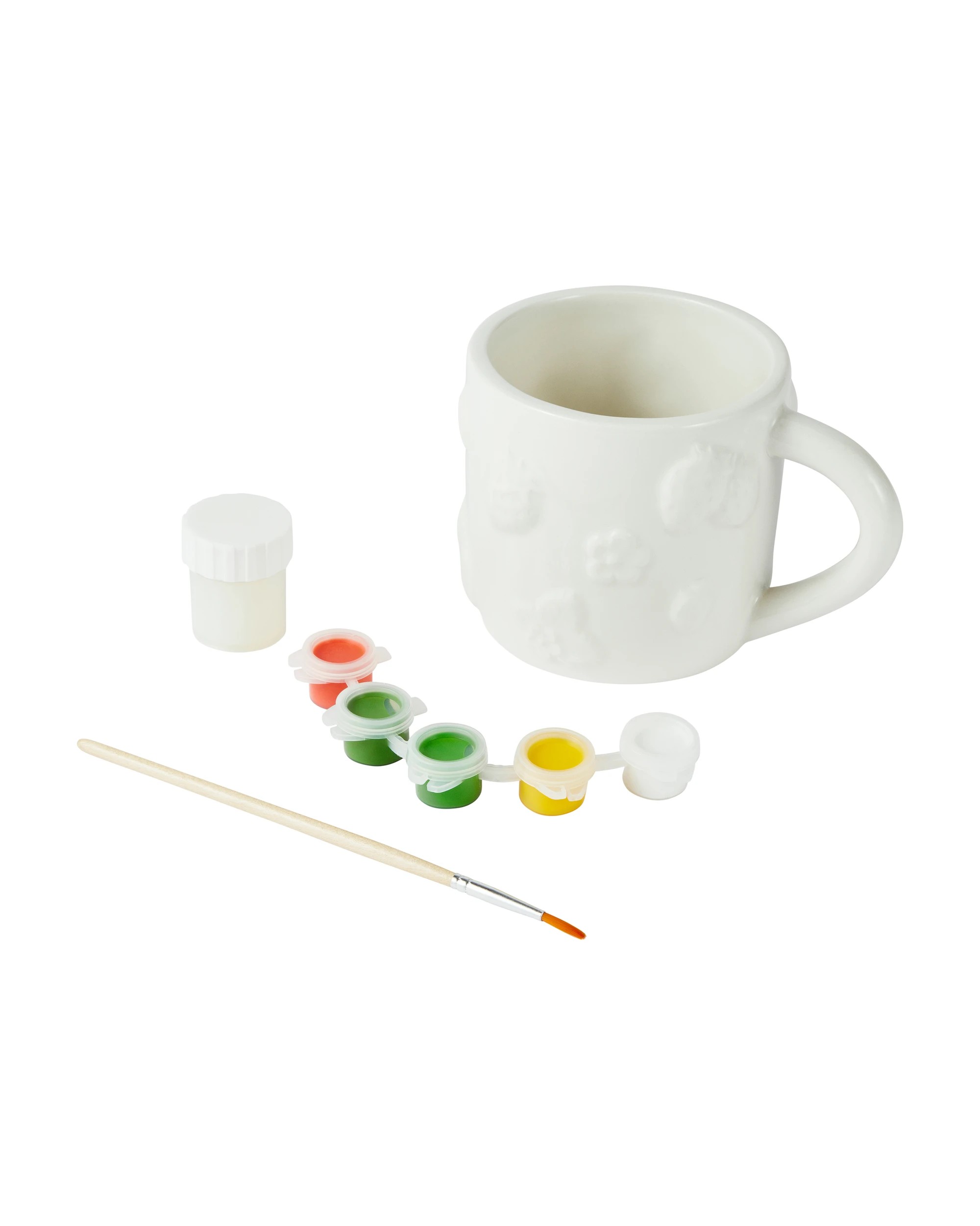 2 DIY Ceramic Mug Painting Kit - Strawberry, 2 of 8