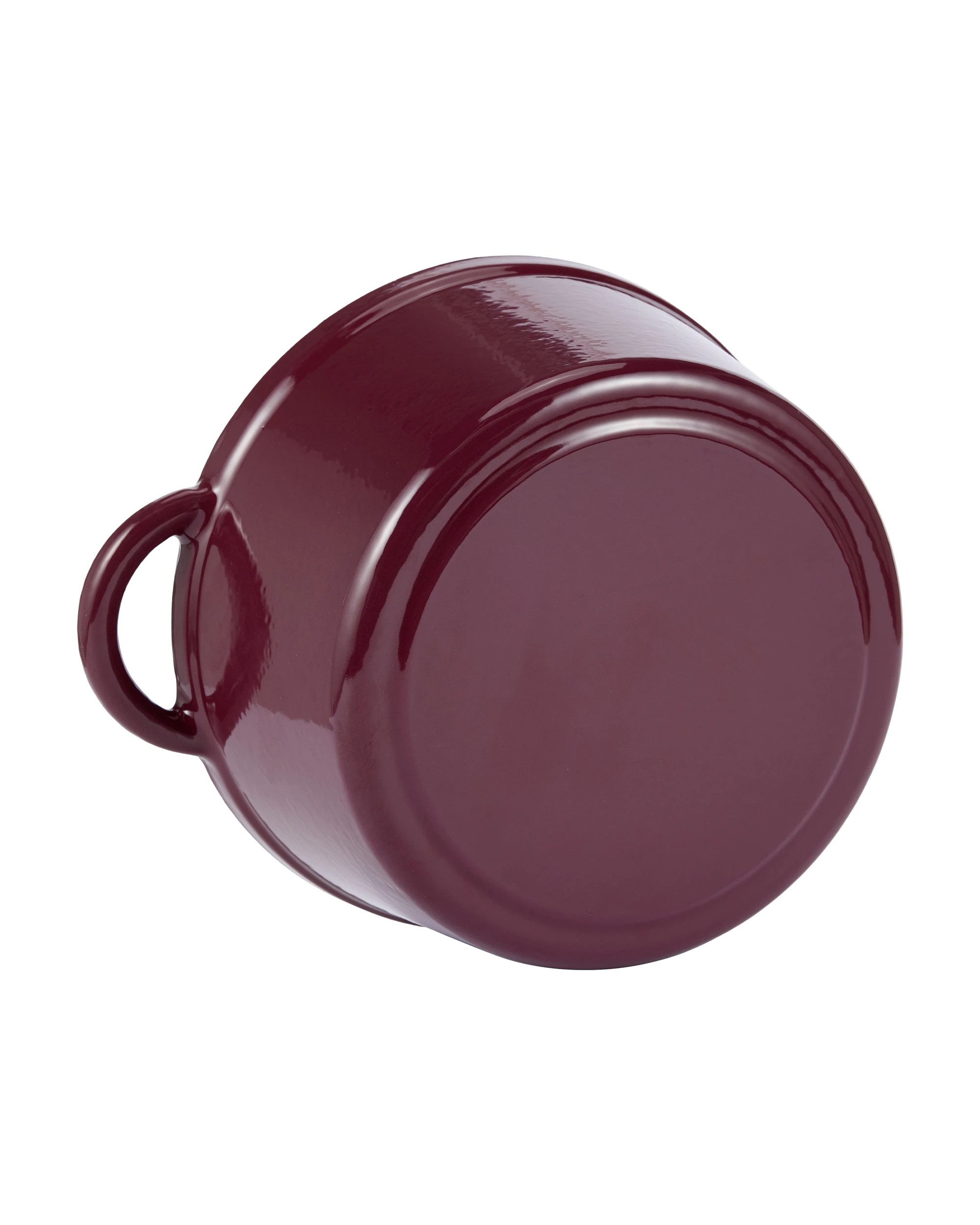 5 4L Bow Embossed Cast Iron Casserole - Red, 5 of 6