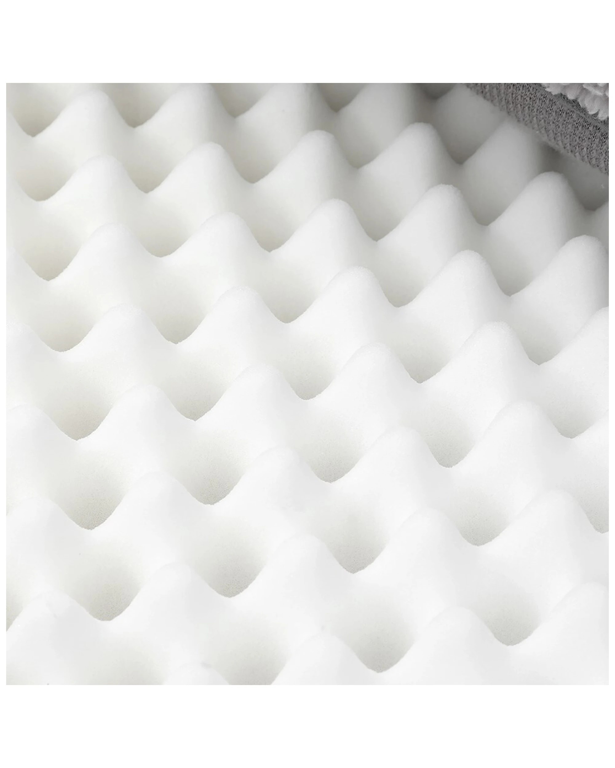 2 Paws And Claws Orthopedic Pet Bed 75x50x8cm Suede Rectangle Cushion Grey
 - Grey, 2 of 2