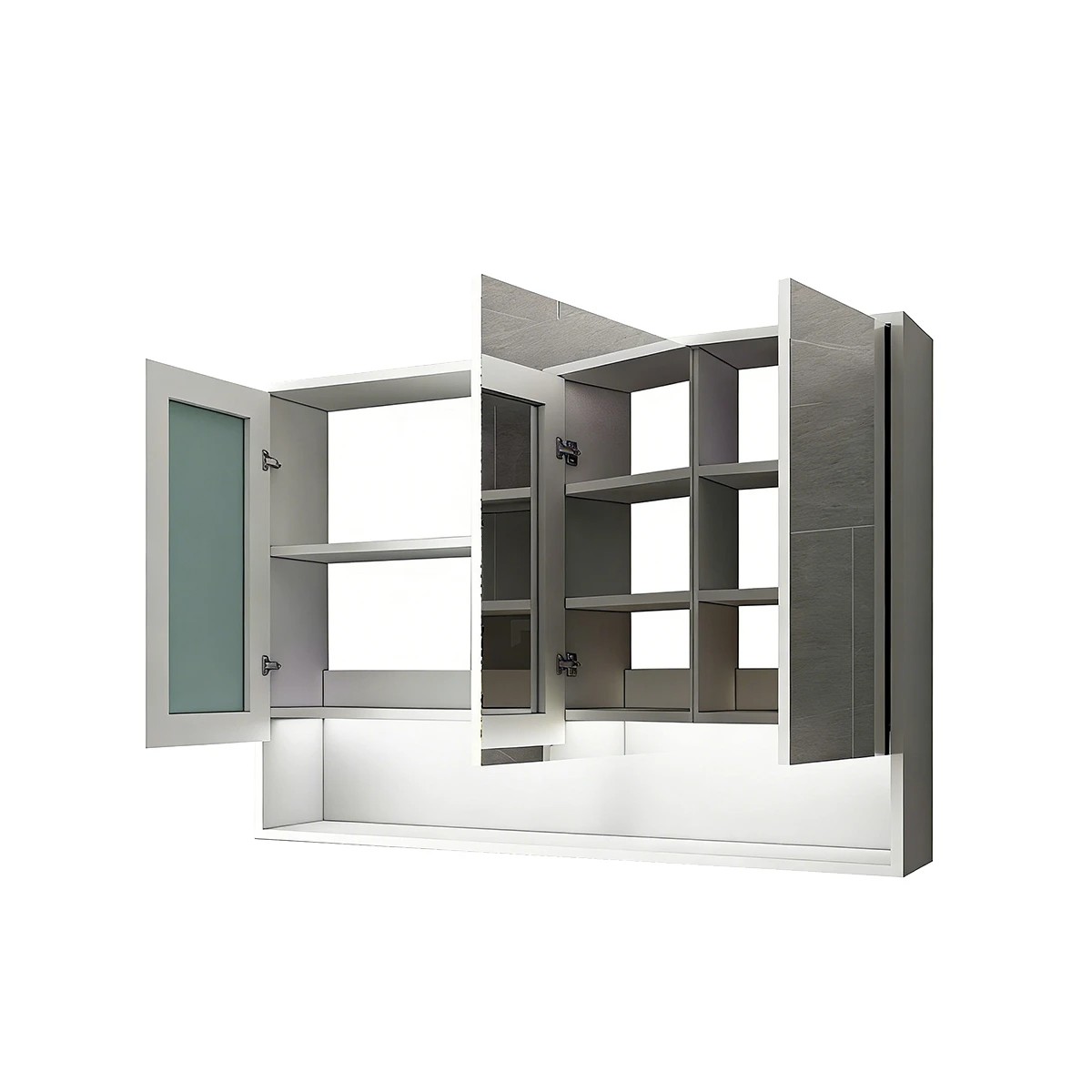 3 LUXSUITE Bathroom Mirror Cabinet Medicine Shaver, 3 of 9