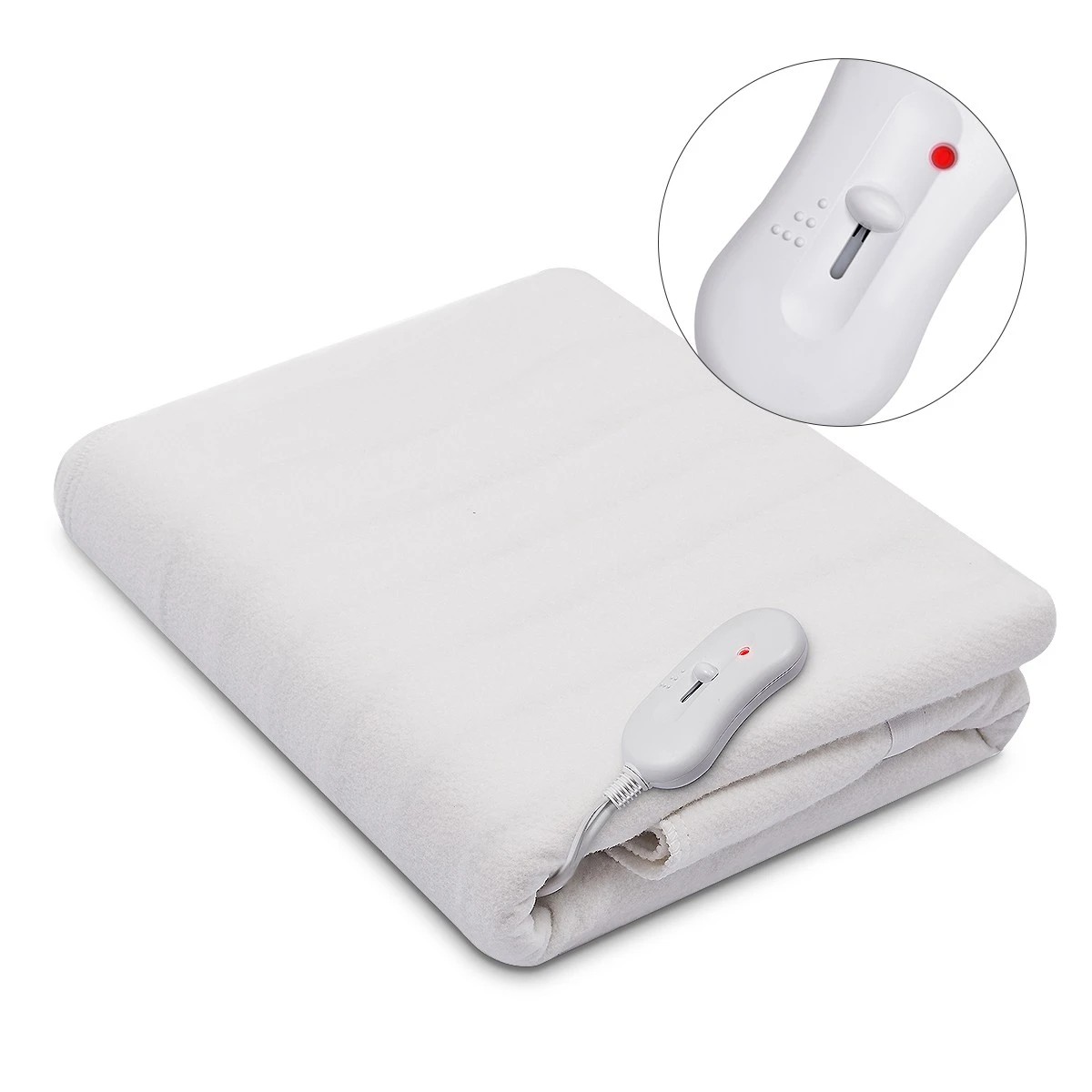 1 Costway Single Size Electric Blanket Heated Pad  w/3 Heating Modes 180x75cm, 1 of 1