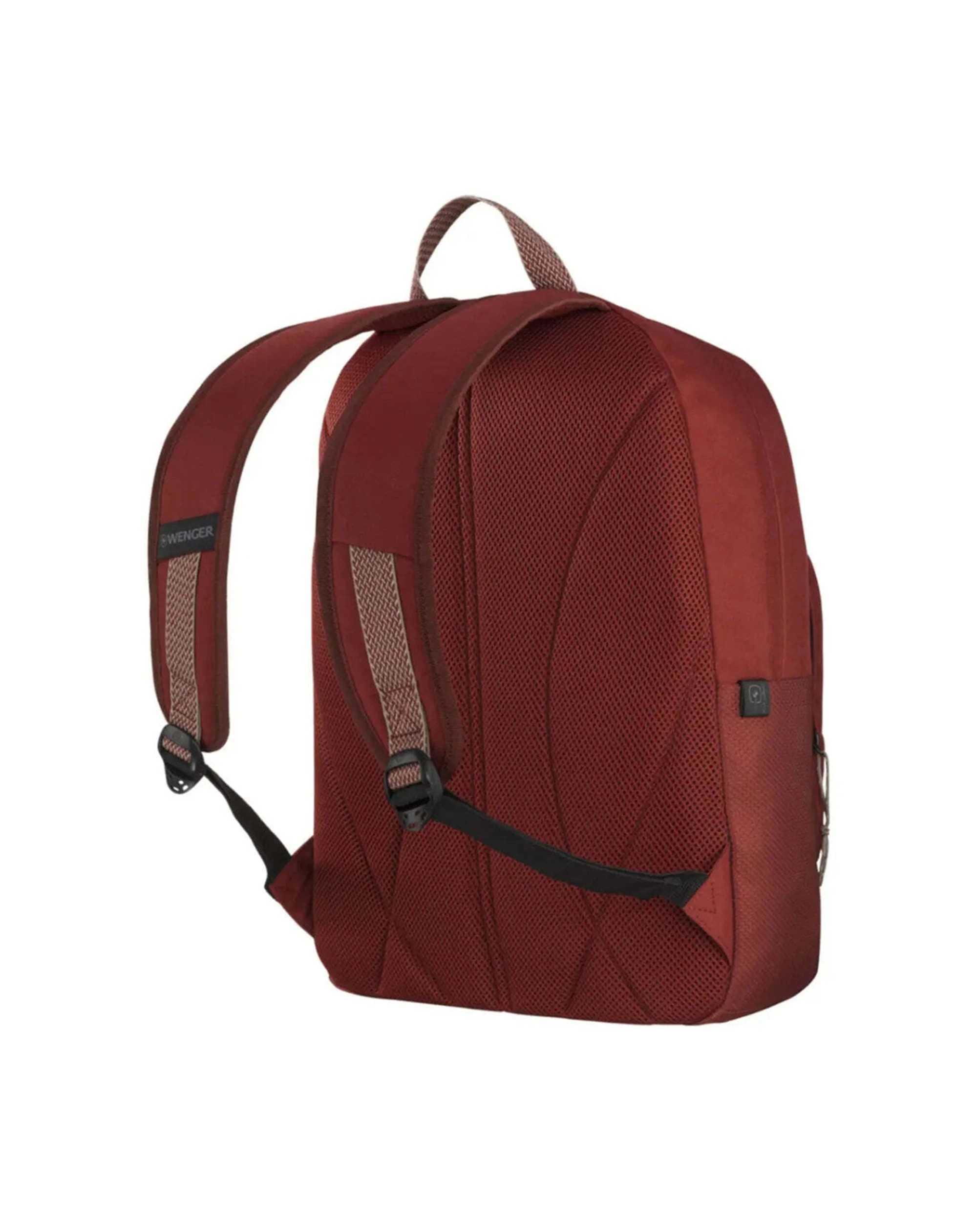 4 Wenger NEXT Crango 16in Laptop Backpack Recycled Material Padded Compartment Lava - Red, 4 of 5