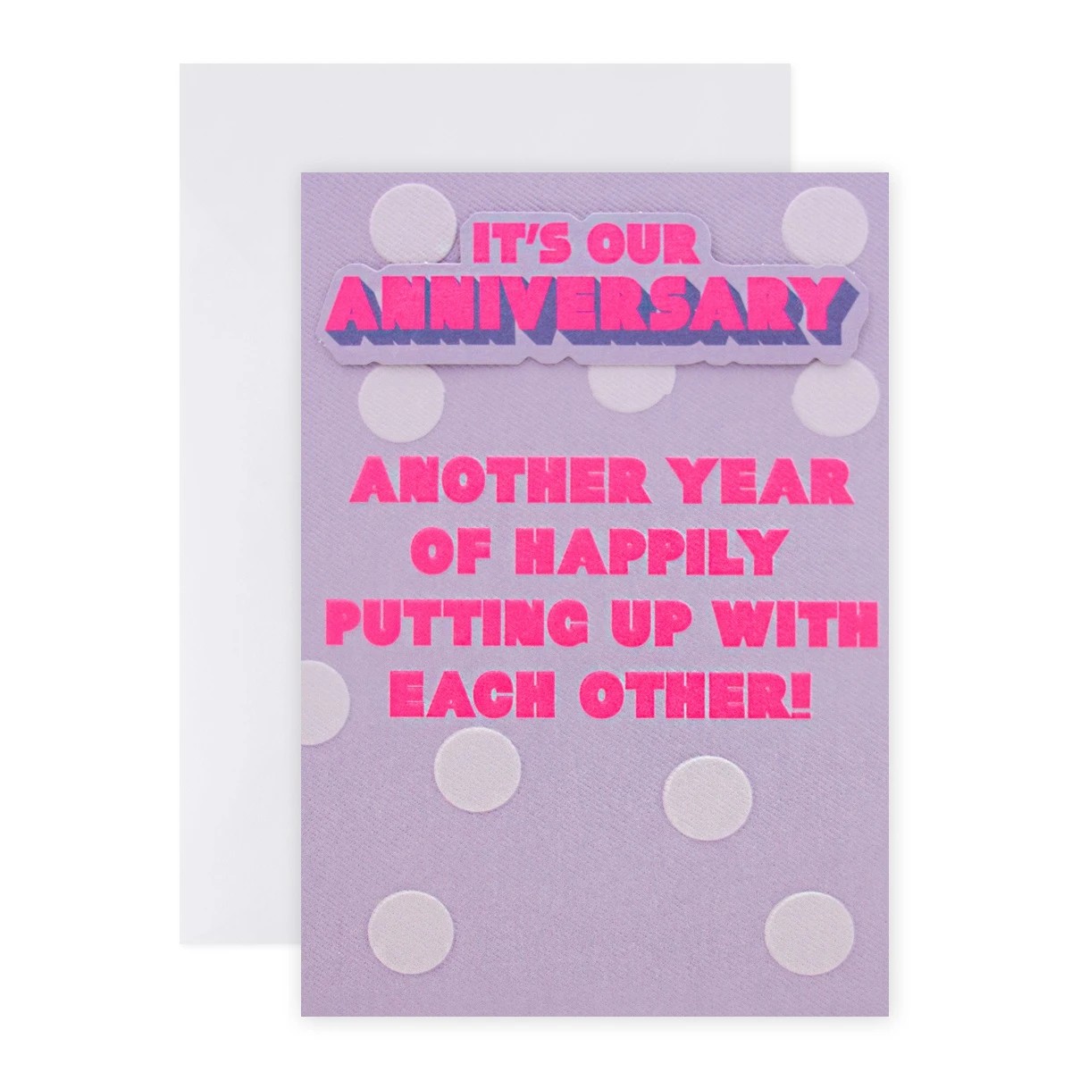 1 Connections from Hallmark Anniversary Card - Happily Putting Up With Each Other, 1 of 2
