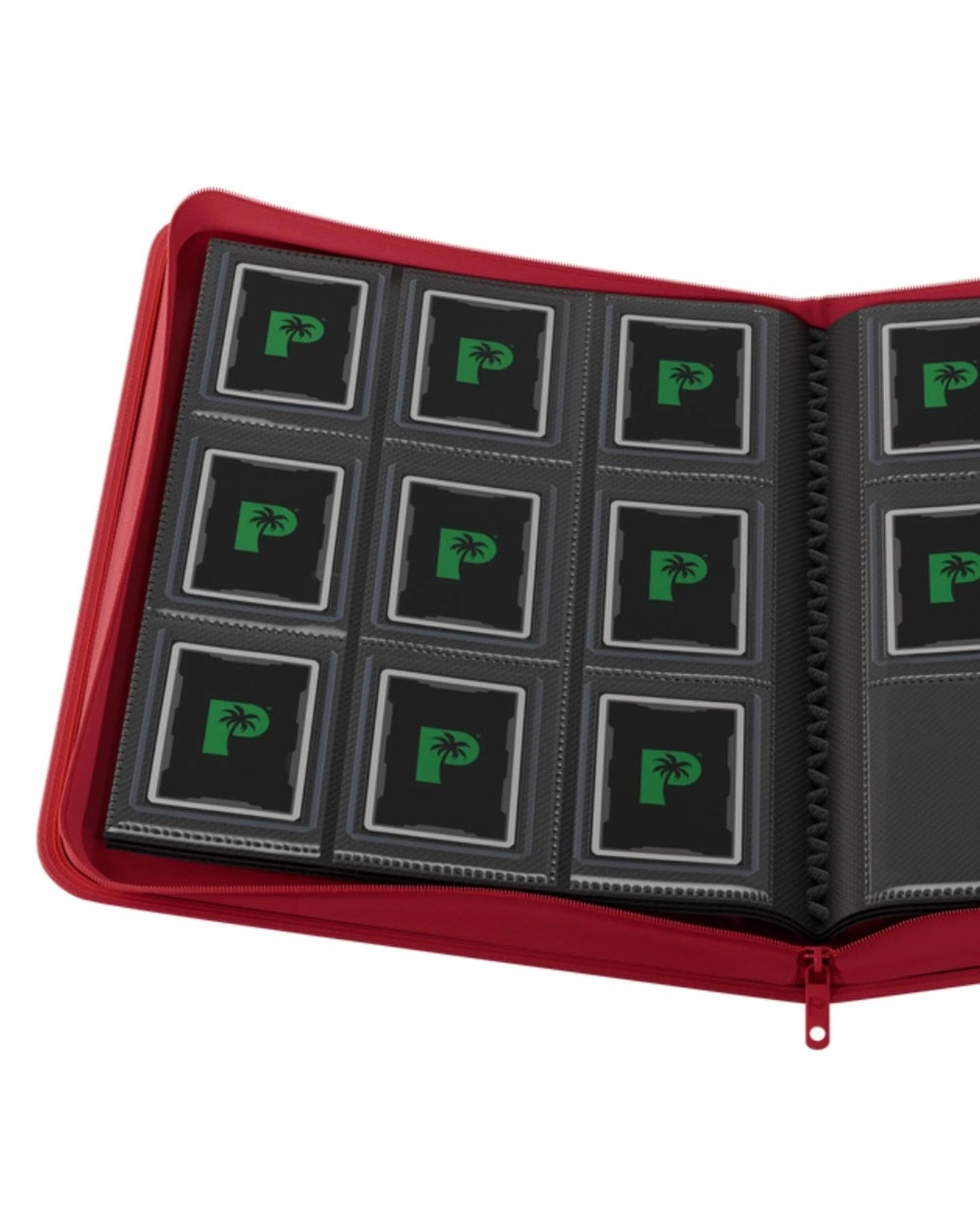 2 Palms Off Gaming Collector's Series Top Loader 9 Pocket Zip Binder - Red, 2 of 8