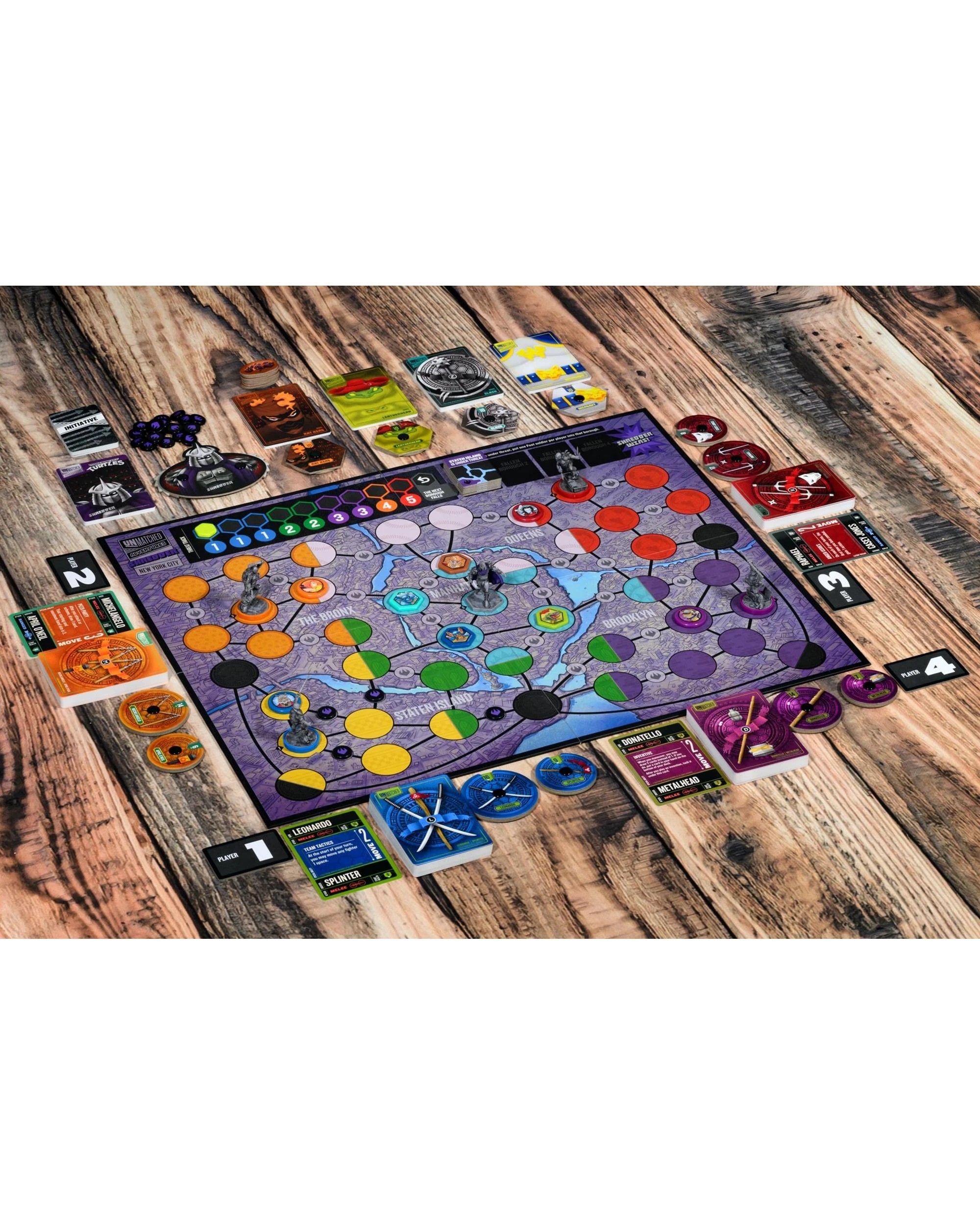 5 Unmatched Adventures: Teenage Mutant Ninja Turtles Pizza-Rama Edition Board Game, 5 of 10