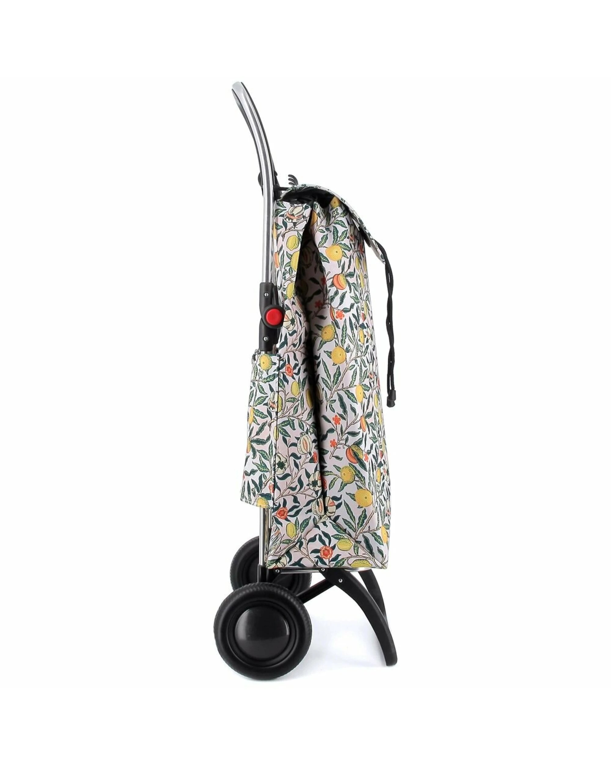 2 Rolser IMax William Morris 2 Wheel Folding Trolley Pomegranate, 2 of 5