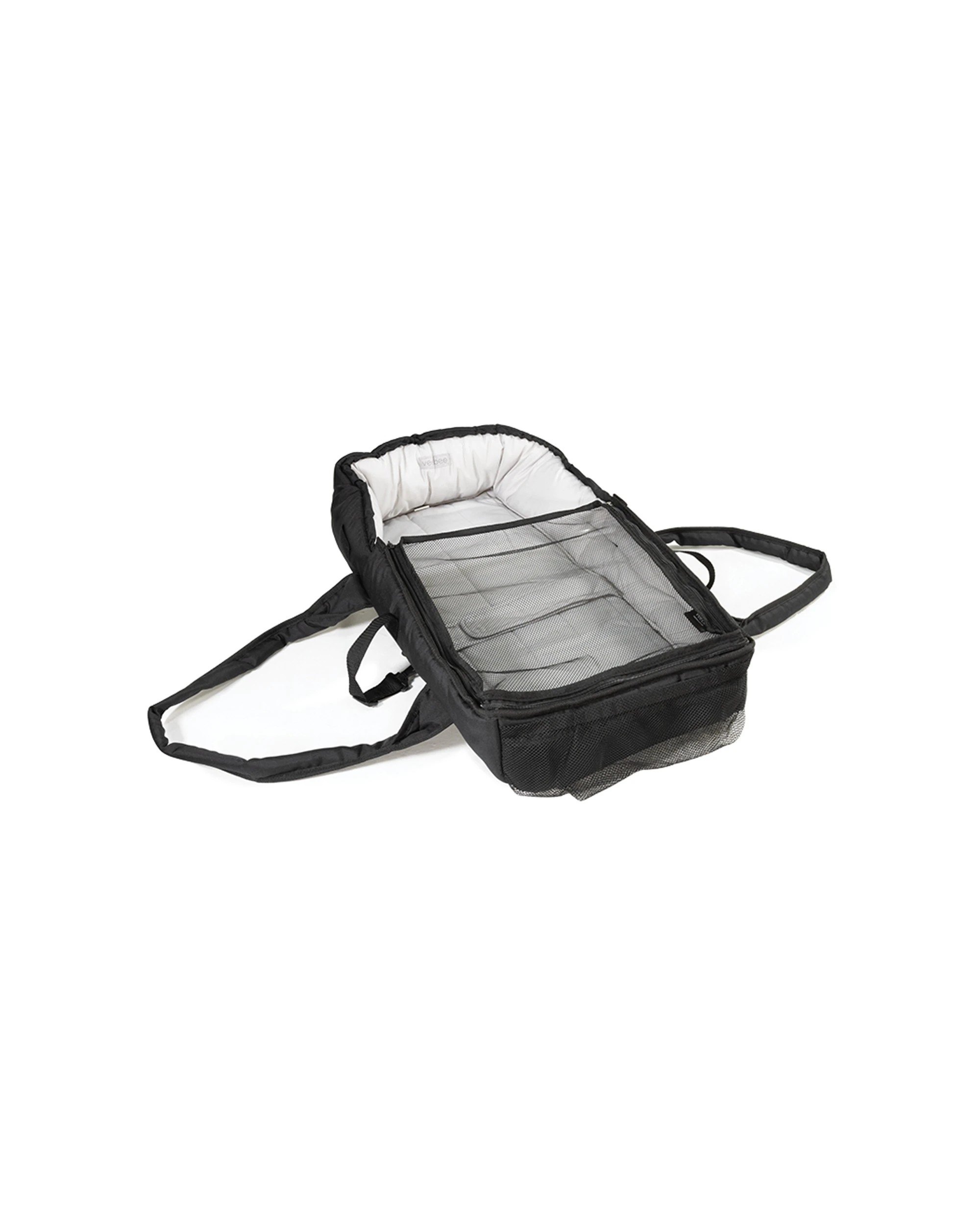8 Vee Bee Black Walkabout Infant Cocoon Bassinet Portable With Safety Harness
 - Black, 8 of 8