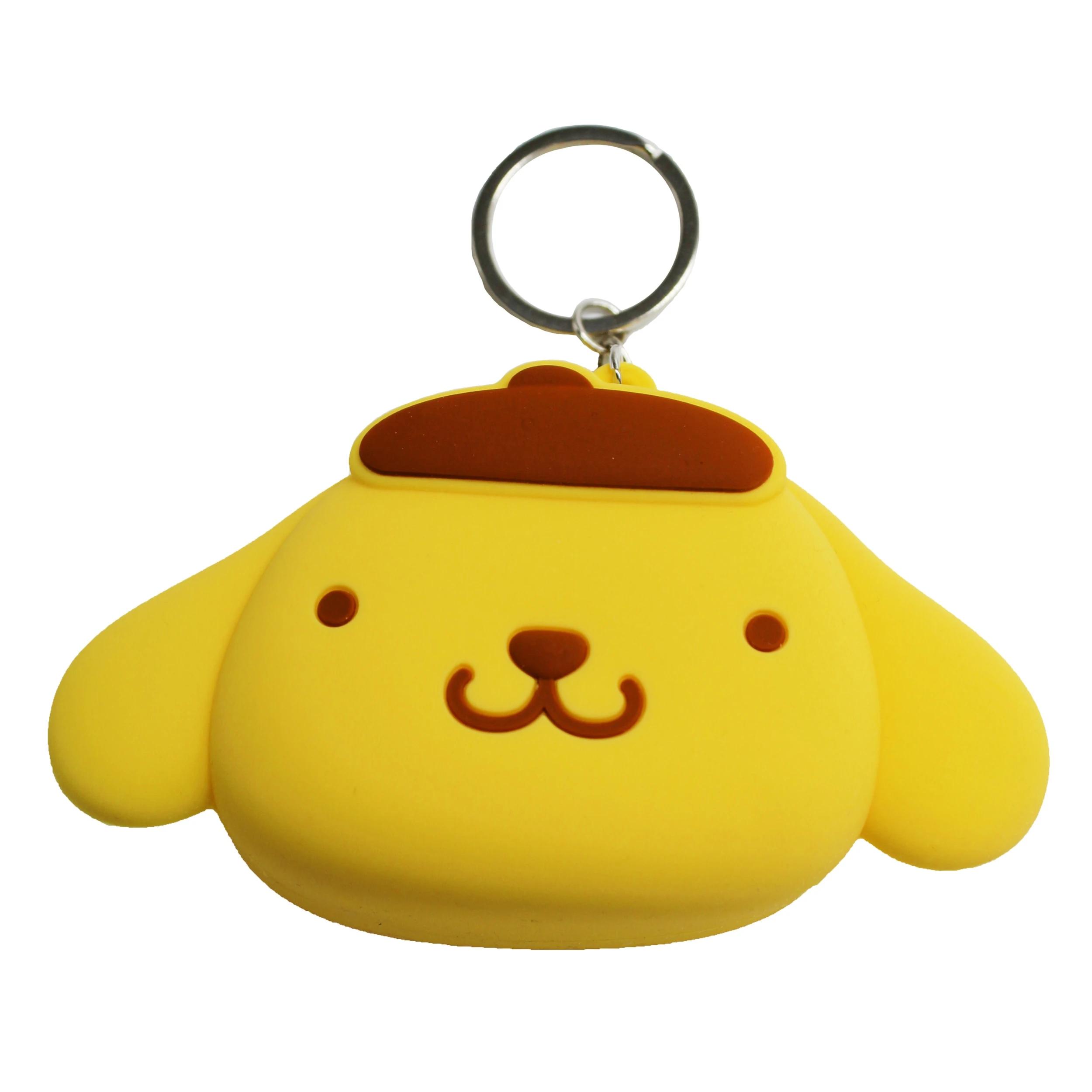 2 Hello Kitty and Friends License Pompompurin Keyring - Yellow, Brown and Silver Tone Pompom, 2 of 4