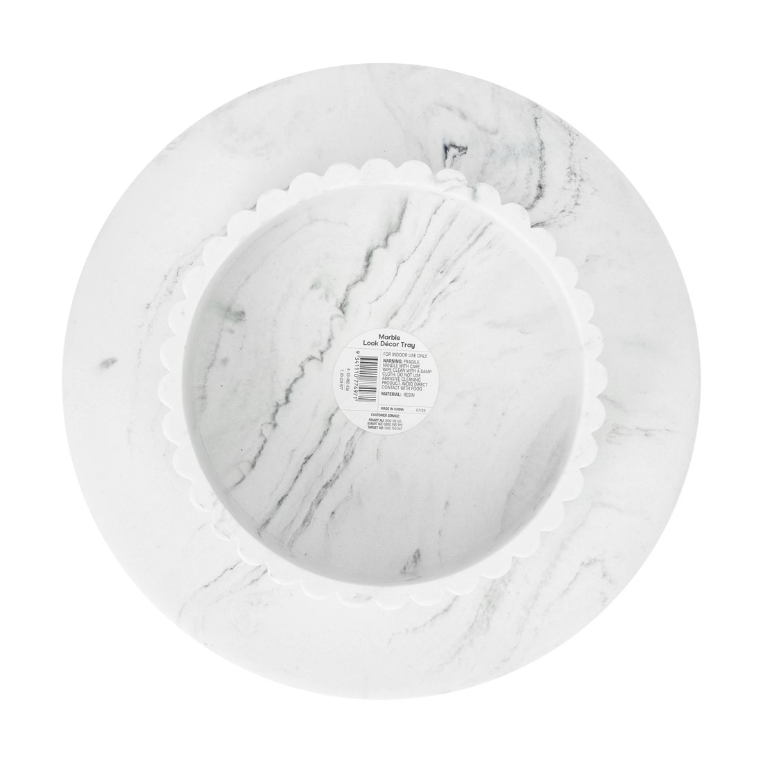 6 Marble Look Decor Tray, 6 of 6