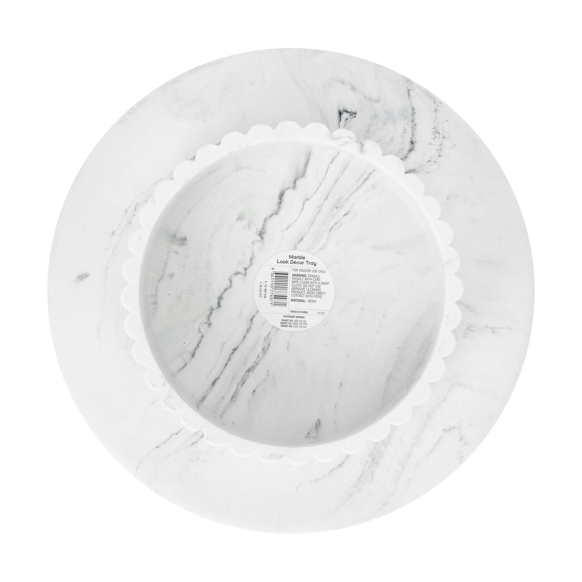 6 Marble Look Decor Tray, 6 of 6