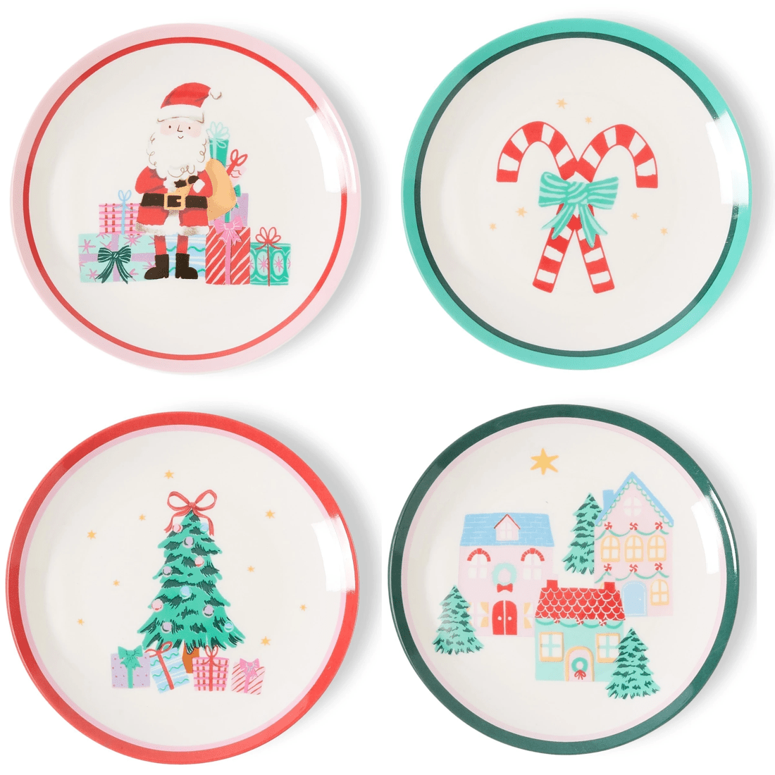7 12 Days of Christmas Side Plates, 7 of 10