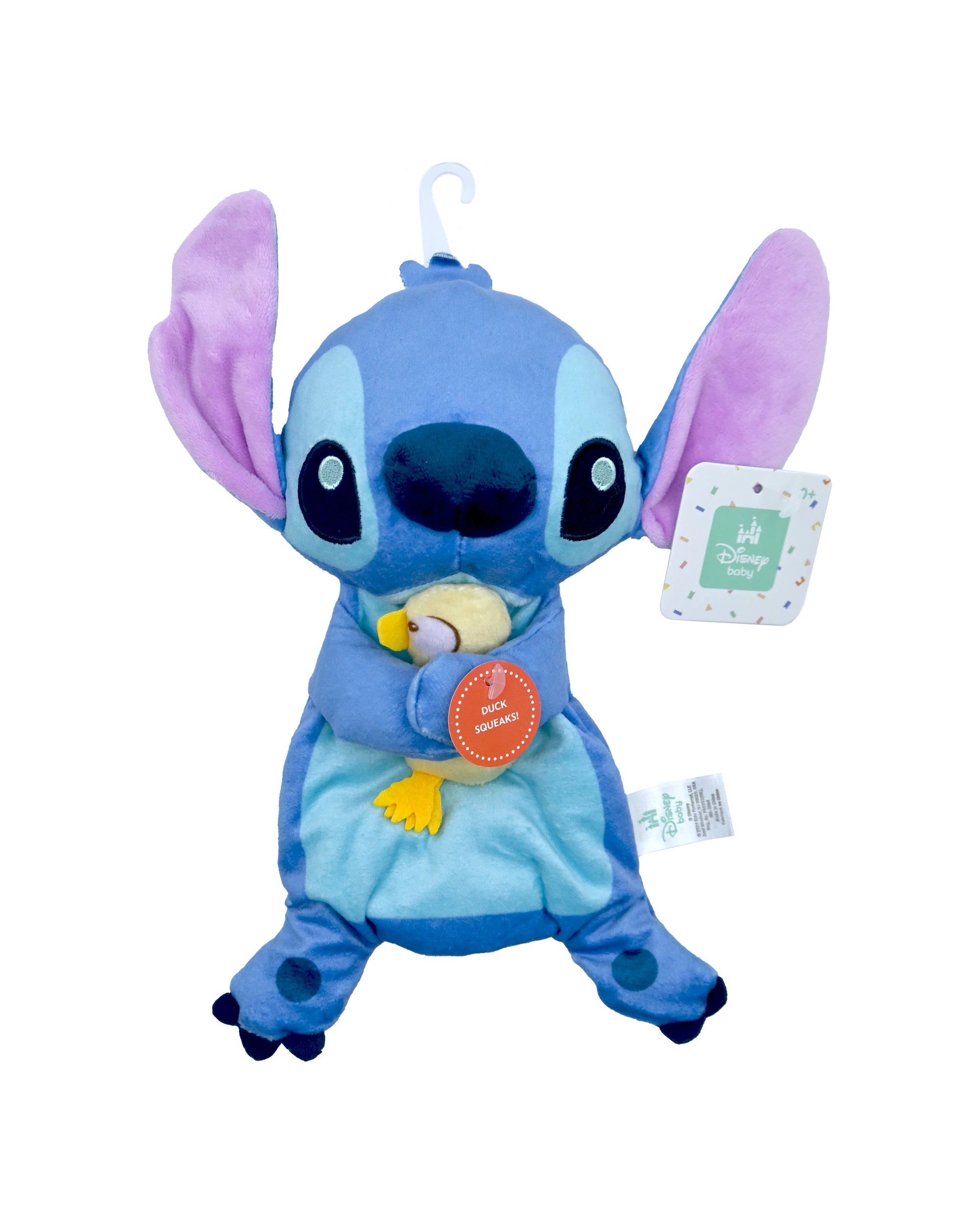 1 Disney Baby - Stitch Snuggle Blanket - Nursery, Comfort Blanket, Birth+ - Blue, 1 of 3