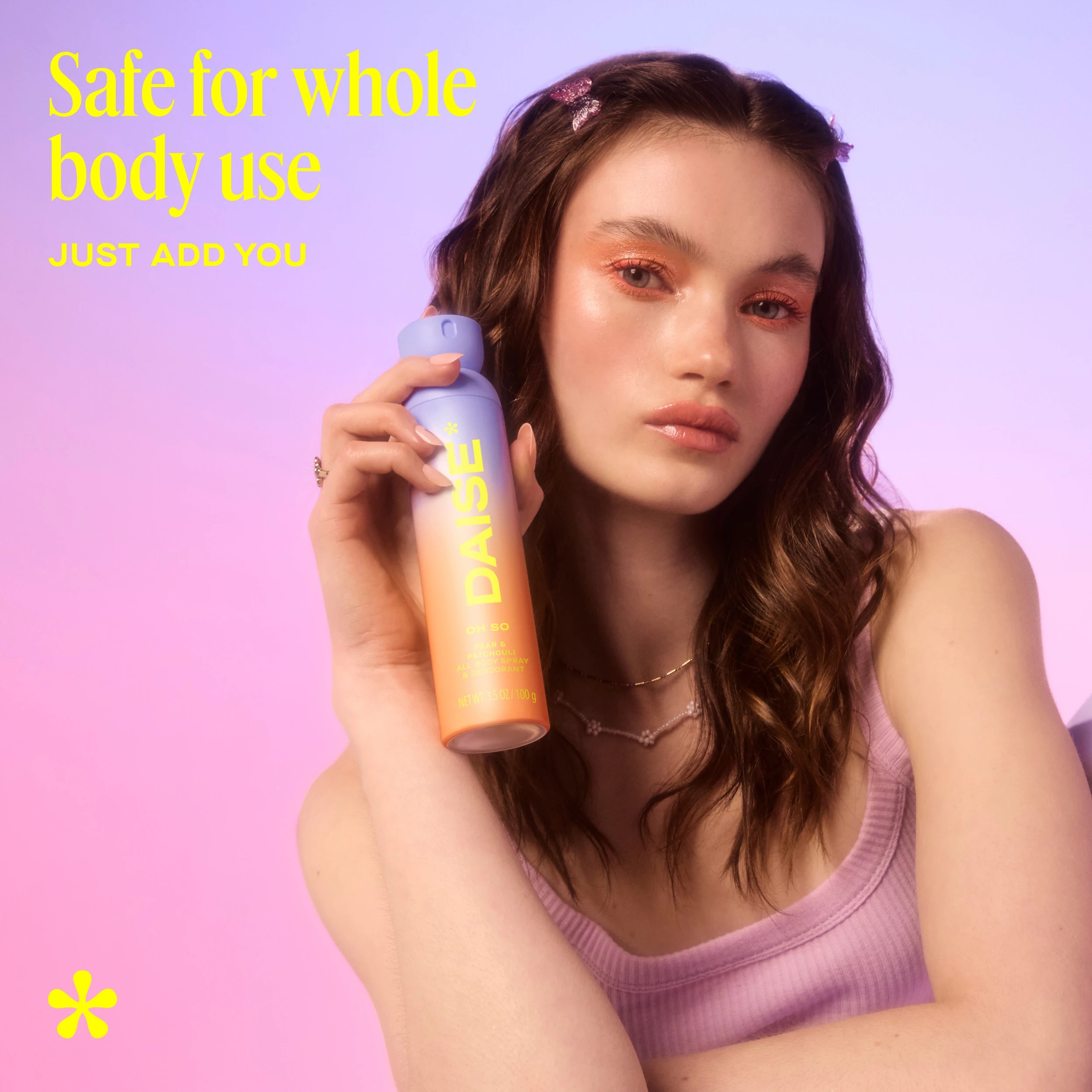 3 DAISE Oh So All Body Spray and Deodorant 120ml - Pear and Patchouli Scent, 3 of 10