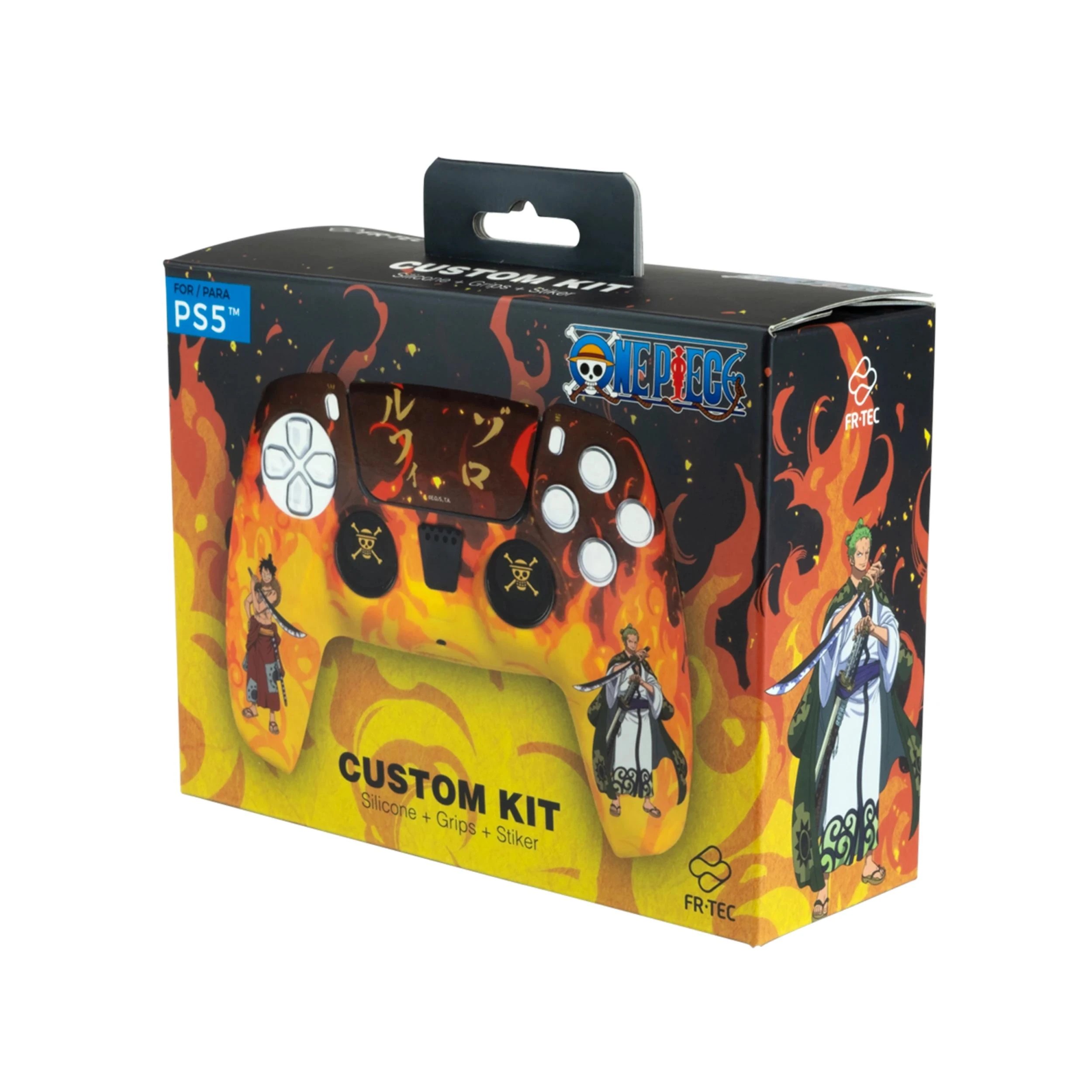 2 One Piece Fire Custom Kit - PlayStation 5 DualSense Controller - Multi, 2 of 5