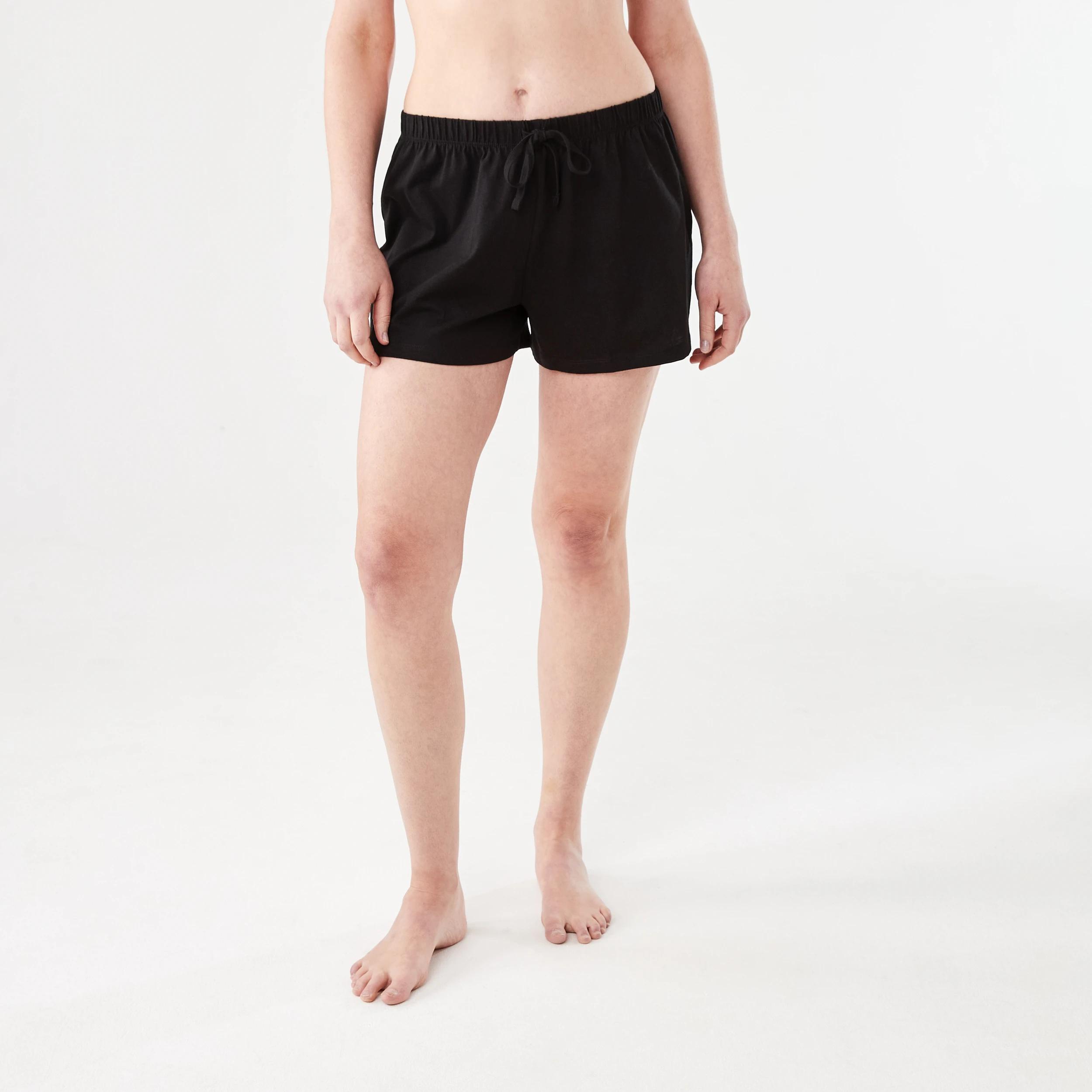 5 Knit Sleep Shorts BLACK, 5 of 5