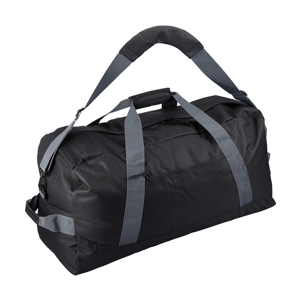 1 71L Easy Store Duffle Bag - Black, 1 of 6