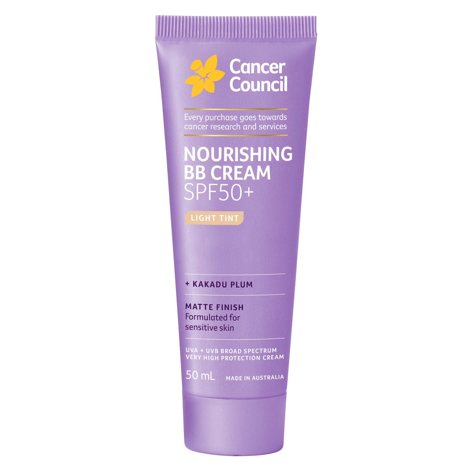 3 Cancer Council Nourishing SPF 50+ BB Cream 50ml - Light Tint, Kakadu Plum, 3 of 8