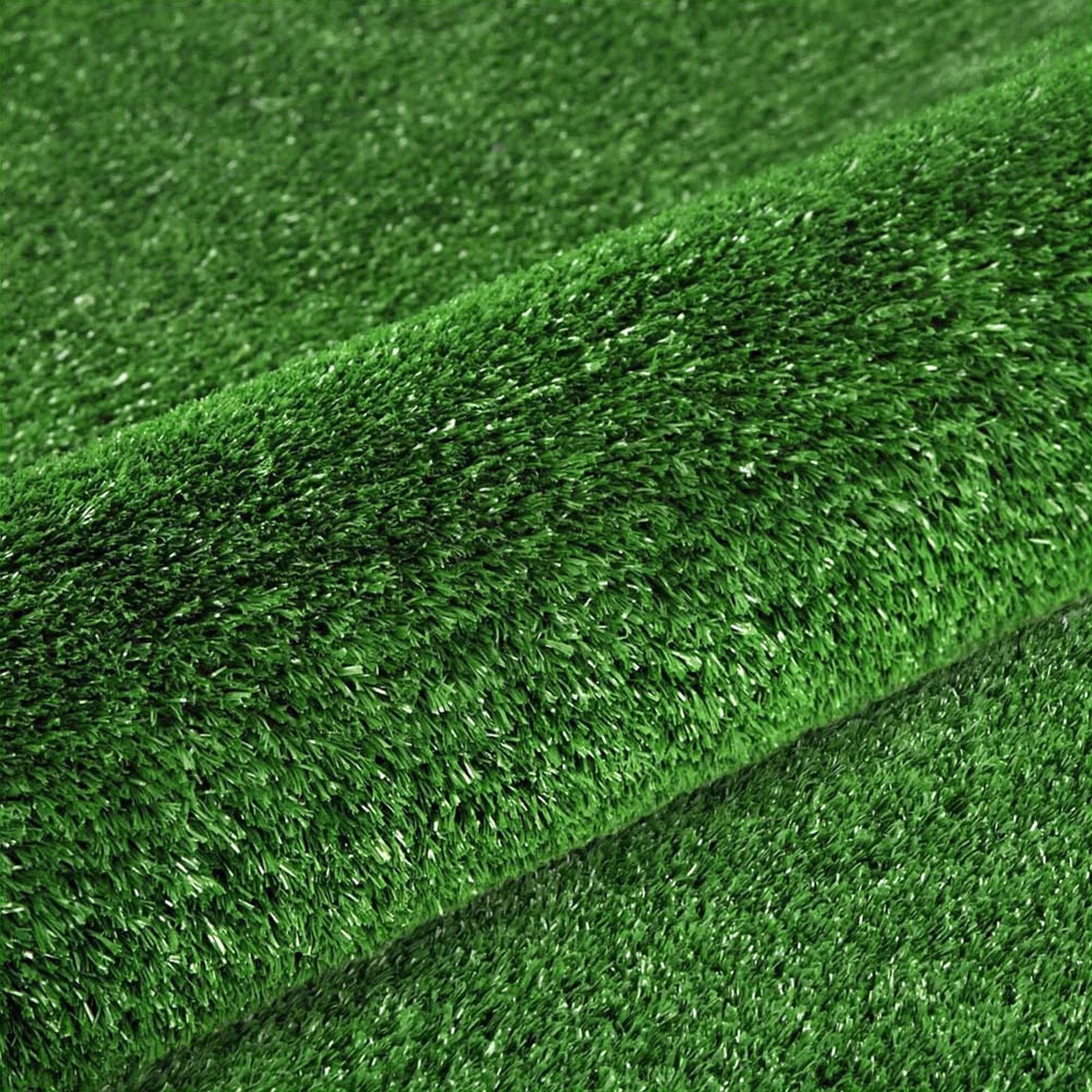 2 Otanic Artificial Grass 18mm 20sqm Synthetic Turf Gloss Fake Lawn 2mx5m - Green, 2 of 7